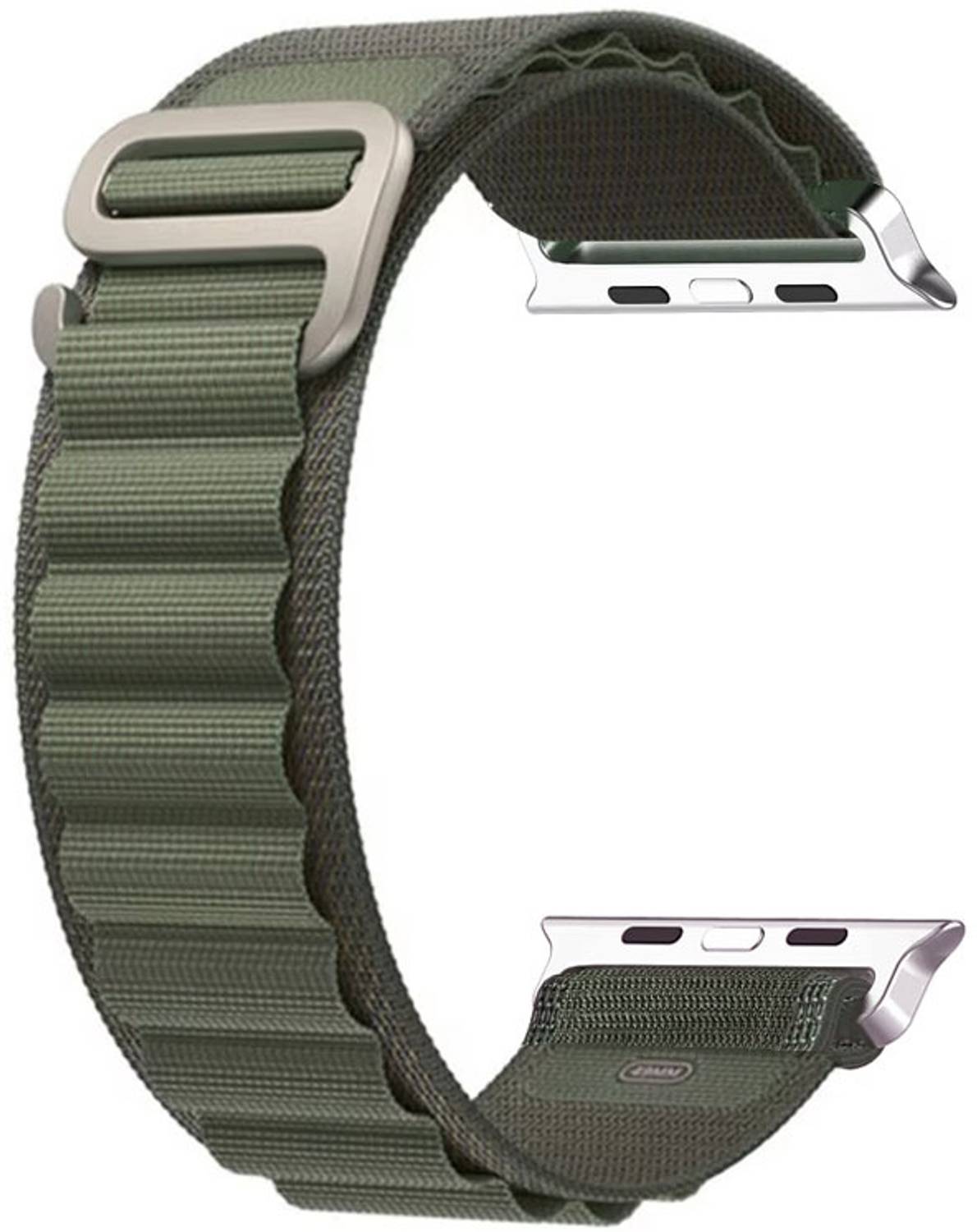 AOnes Alpine Nylon Loop Watch Strap Slide 42mm 44mm 45mm 46mm 49mm for Boat Wave Aura Smart Watch Strap