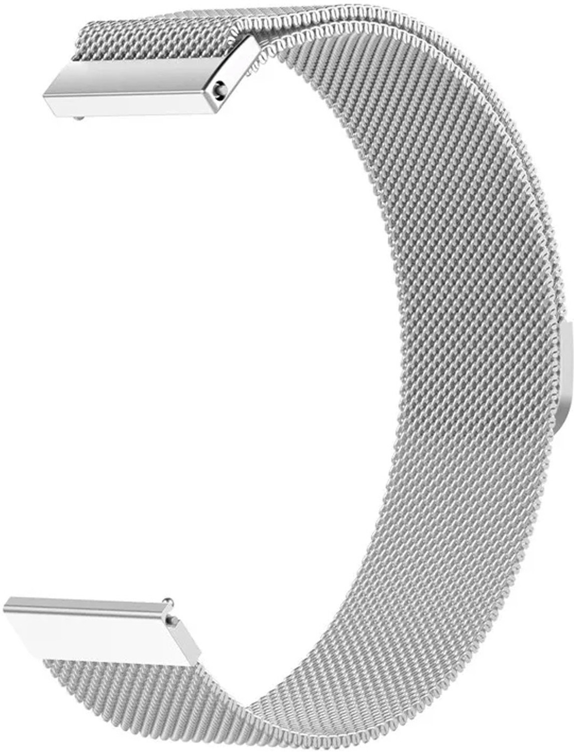 Image of AOnes Metal Magnetic Loop Chain Strap for Boult Crownr Pro 1.43 Inch Smart Watch Strap