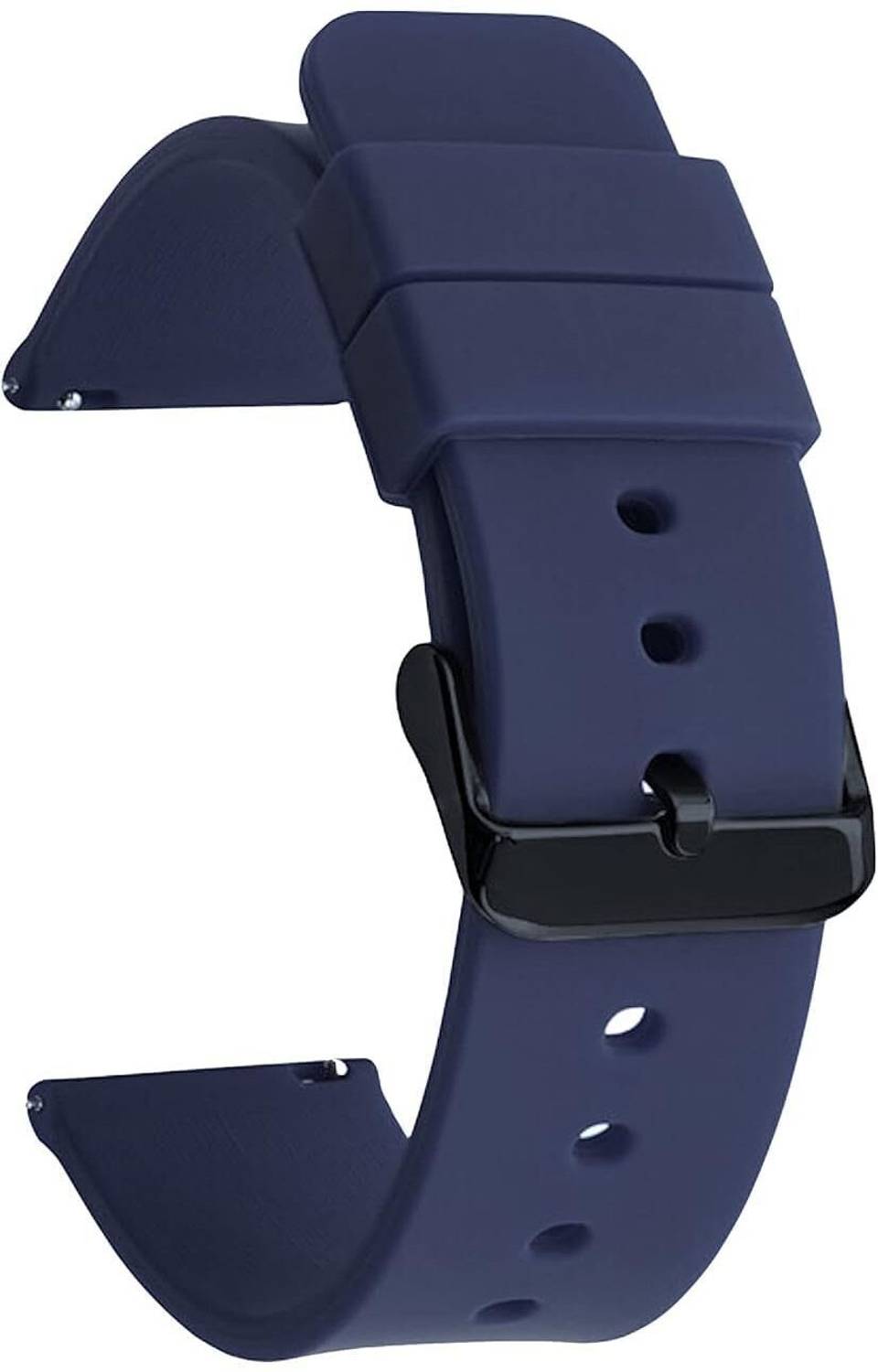 CHG Coloured Buckle Silicon 22MM Smart Watch Strap compatible for 22mm Smart Watches Smart Watch Strap