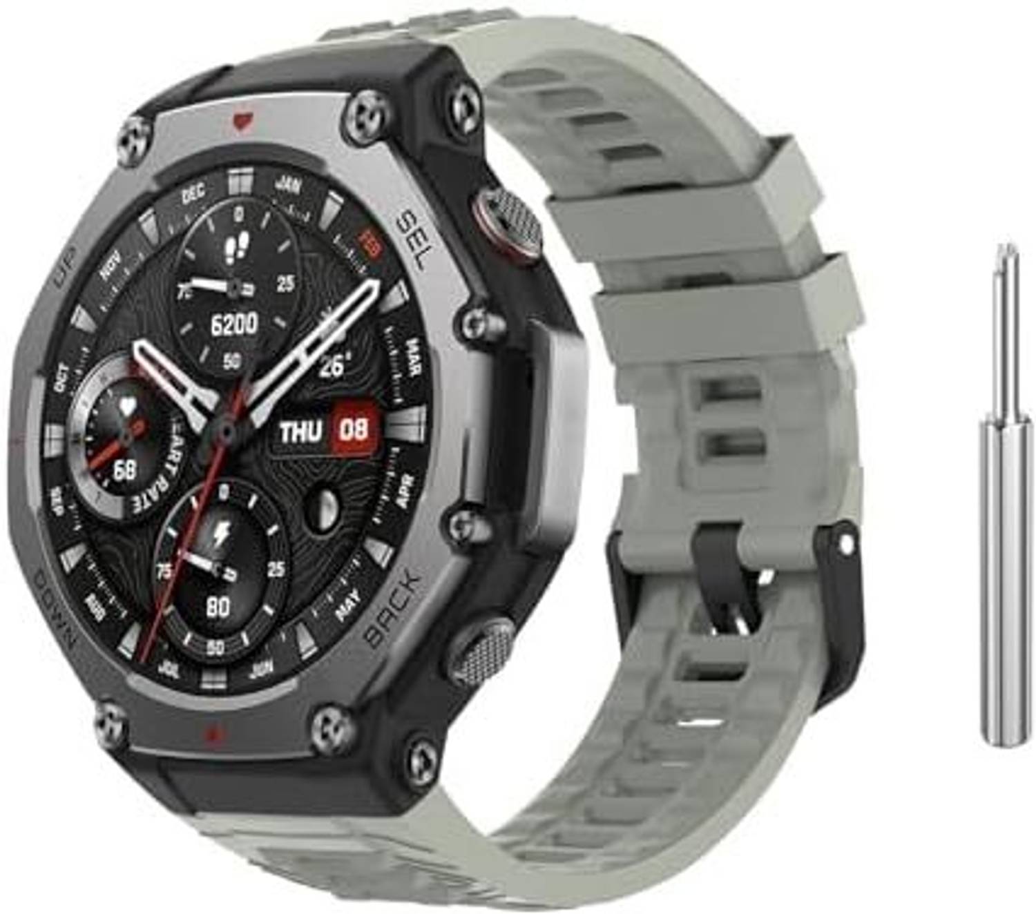 LN KART 3 inch Silicone Band Compatible with Amazfit T-Rex 3, Soft Breathable Straps Wristbands Bracelet Replacement for T-Rex 3 Band Men Women Smart Watch Strap Price in India - Buy LN KART 3 inch Silicone Band Compatible with Amazfit T-Rex 3, Soft Breathable Straps Wristbands Bracelet Replacement for T-Rex 3 Band Men Women Smart Watch Strap online at Flipkart.com