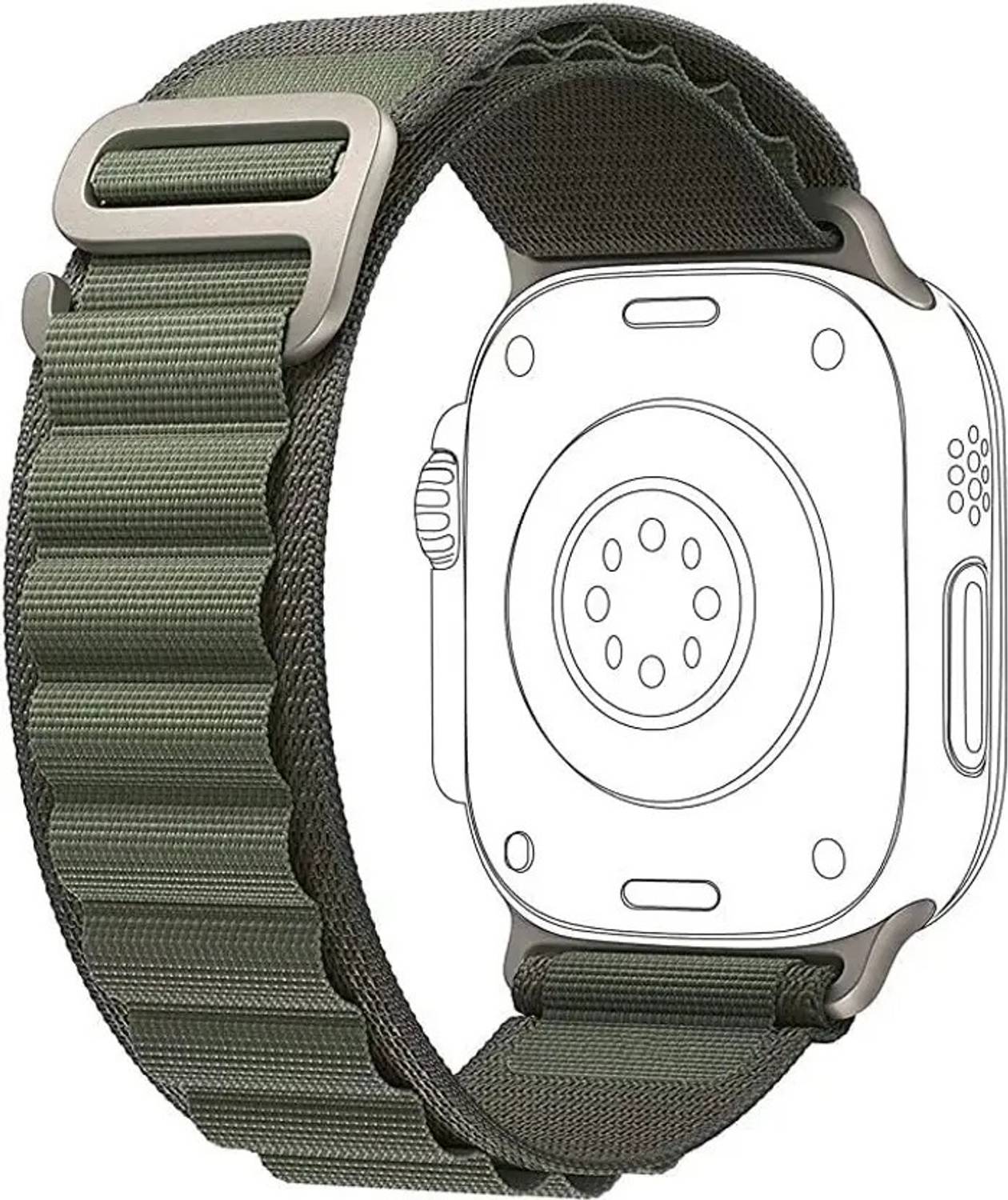 Aenoko Alpine iWatch Strap Series Ultra,11,10,9,8,7,6,5,4,3,2,1/SE For Strap 49mm/46mm/45mm/44mm/42m Smart Watch Strap Smart Watch Strap