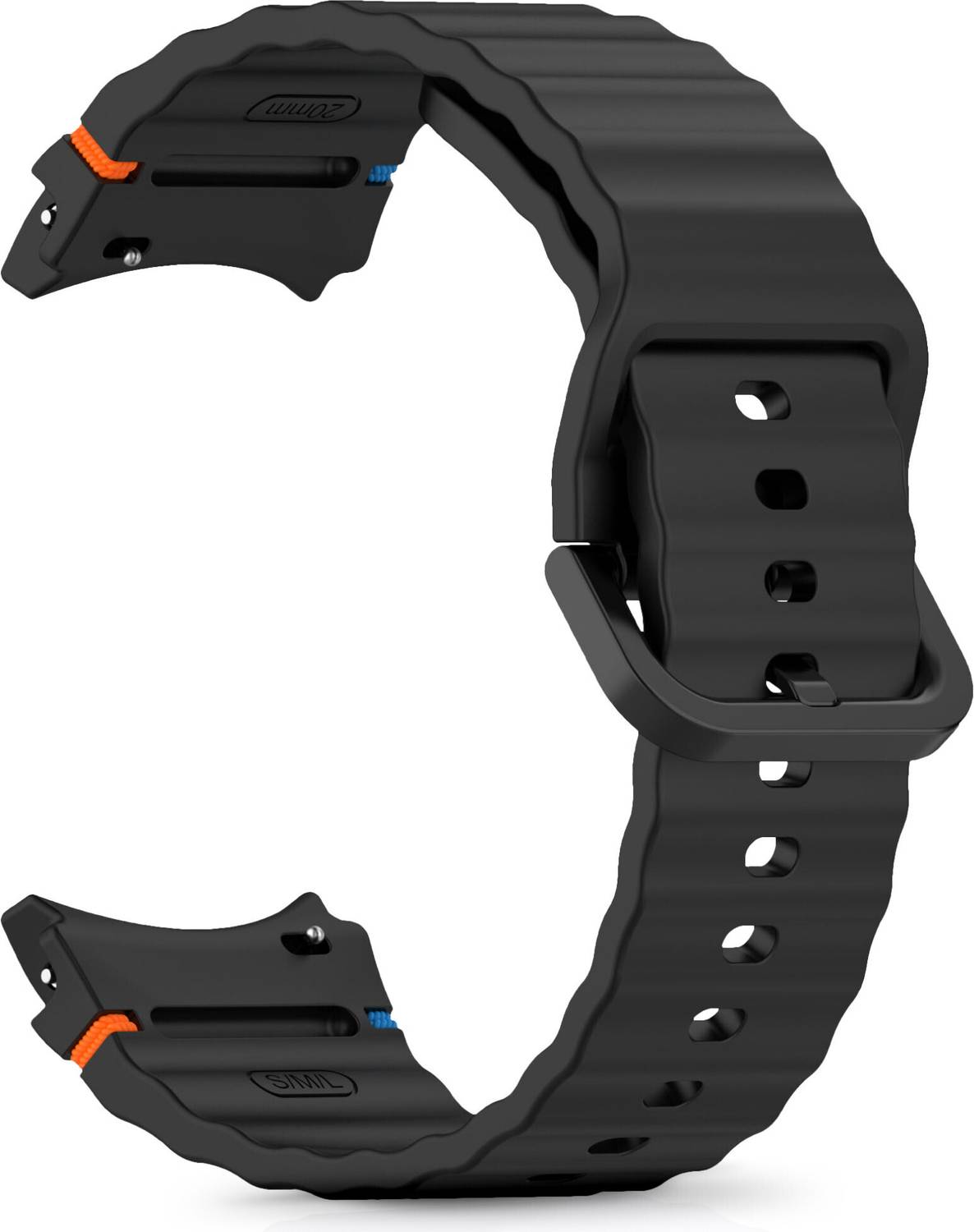 NECESORIES Silicone ZeroGap 20mm Band Compatible with Samsung Galaxy Watch 7/6/5 Smart Watch Strap