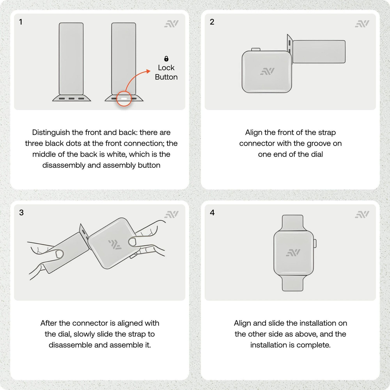 Image of NECESORIES 46 mm Velcro Sport Nylon band for iWatch 49mm /46mm (series 11 /10) /45mm /44mm series Smart Watch Strap