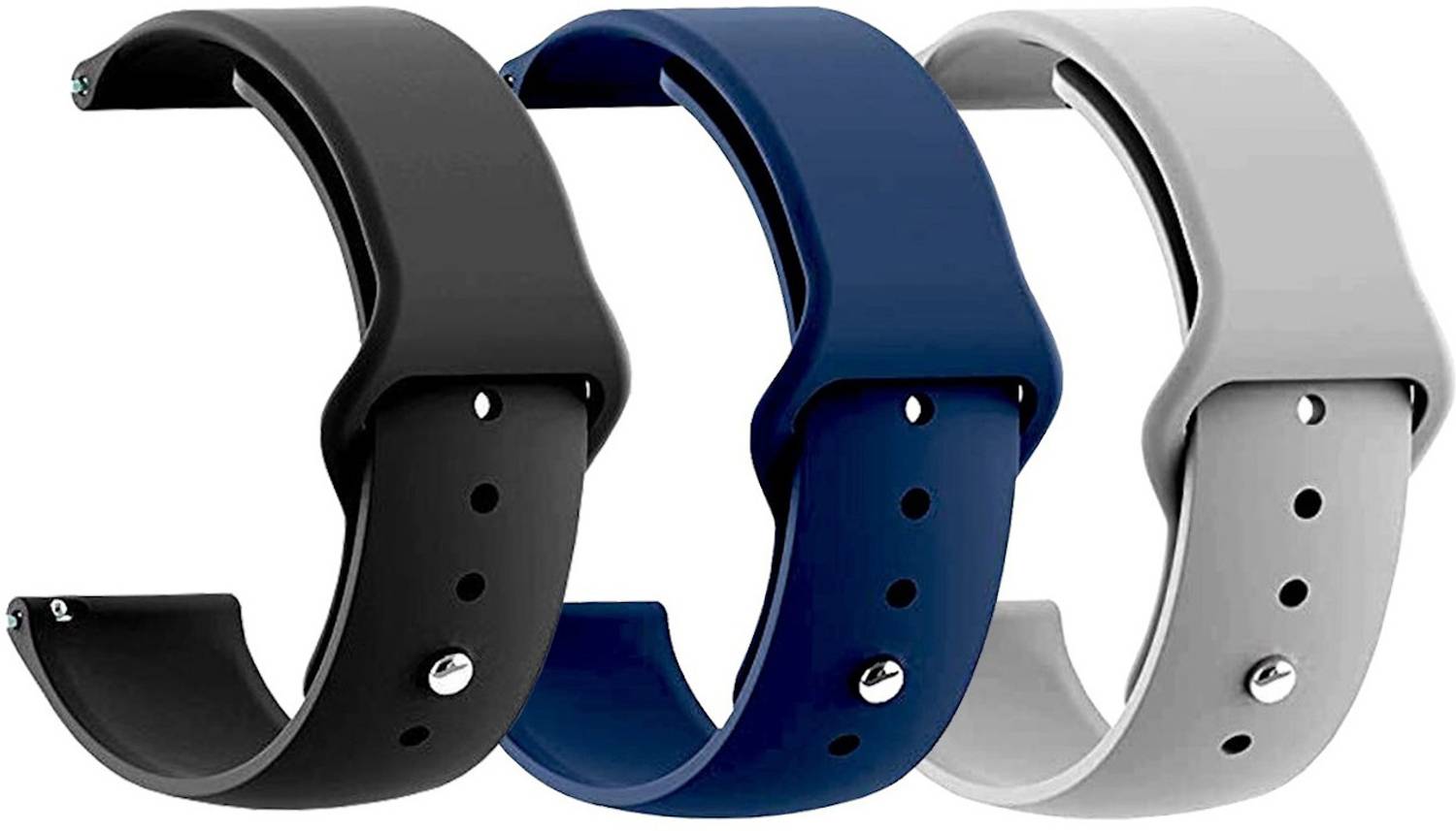 BLACK LOVIES 22 mm Smart Watch Strap Belt compatible with FASTRACK VOX PRO smartwatch strap Smart Watch Strap