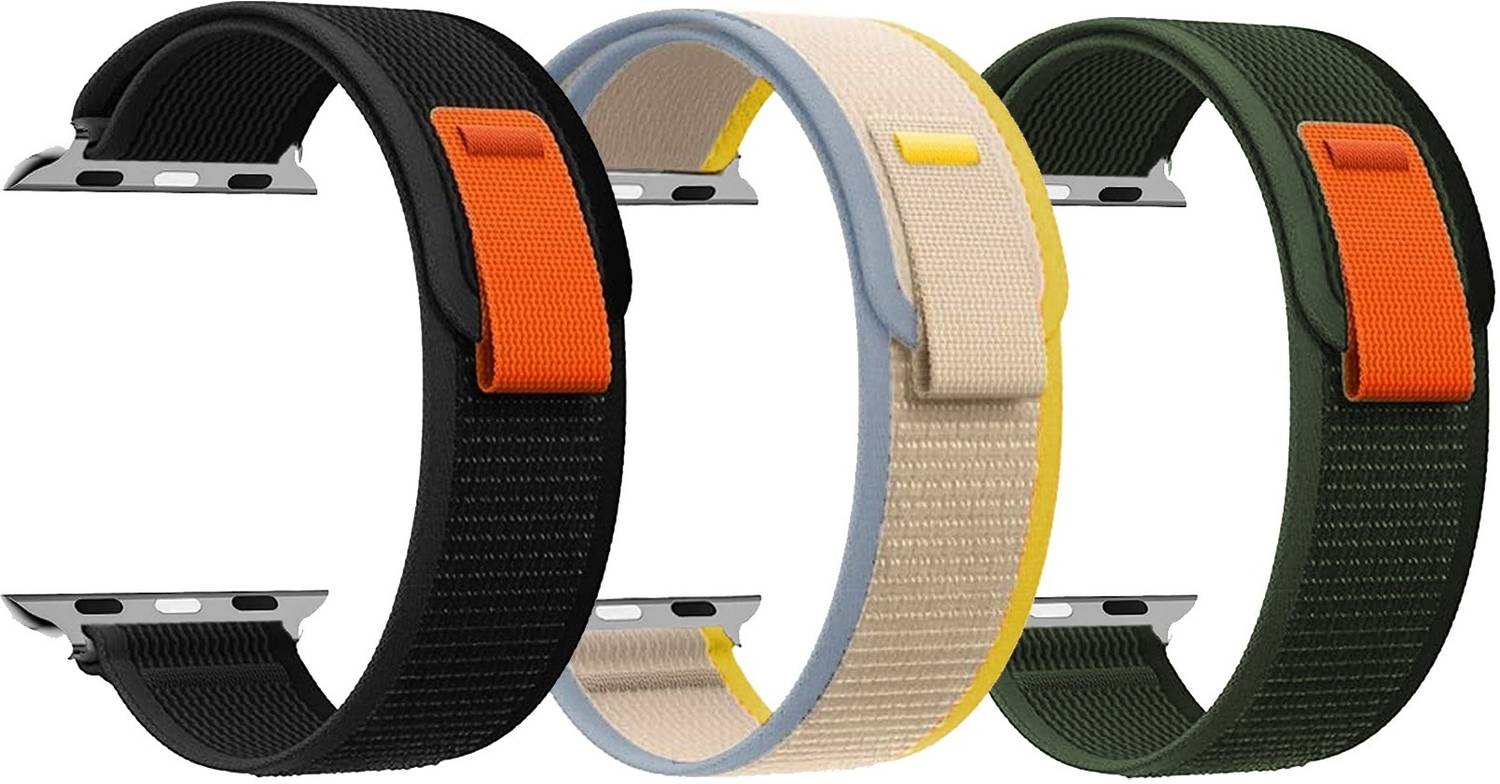 BLACK LOVIES 44 mm Smart watch strap belt compatible with iWatch SERIES 11 46mm Smart Watch Strap