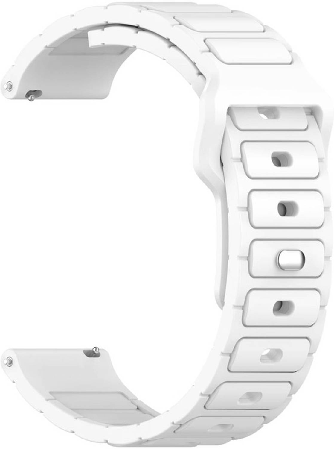 AOnes 22mm Watch Strap Silicone Button Closure Belt for Garmin Forerunner 970 Smart Watch Strap