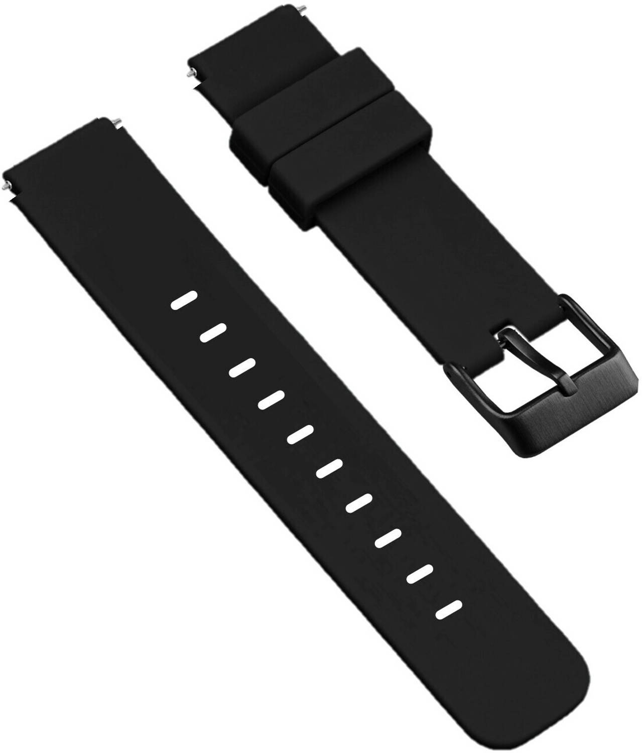 MOBISINGH 2 cm 19MM Vintage Silicon Watch Strap for BOAT STORM, NOISE COLORFIT PRO 2/ PULSE Smart Watch Strap