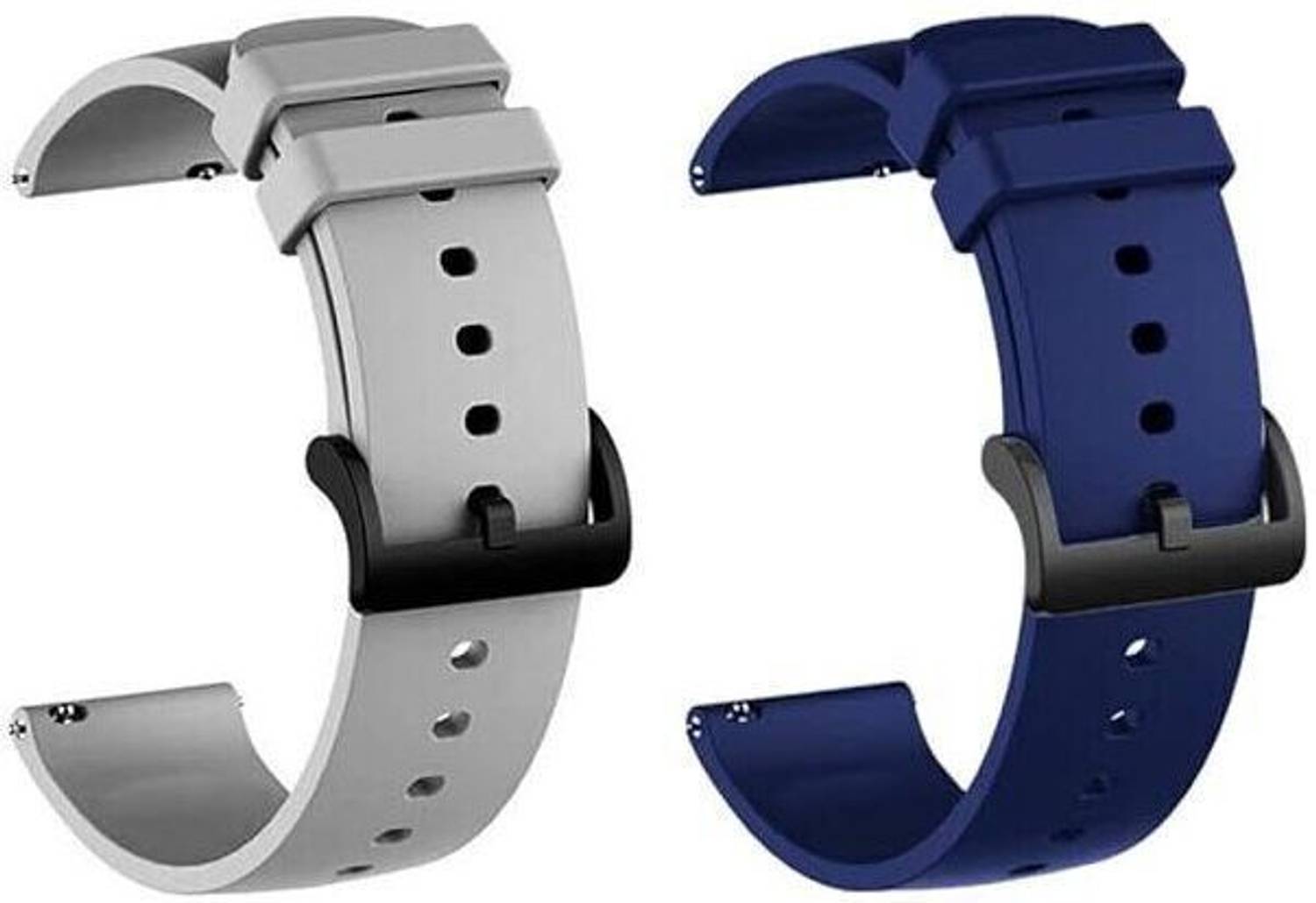Cheetah 2 inch 22MM Pack of 2 Smart Watch Belt with Black Buckle for Noise ColorFit Pro,3/4/max,Amazfit GTR 3 Pro Smart Watch Strap