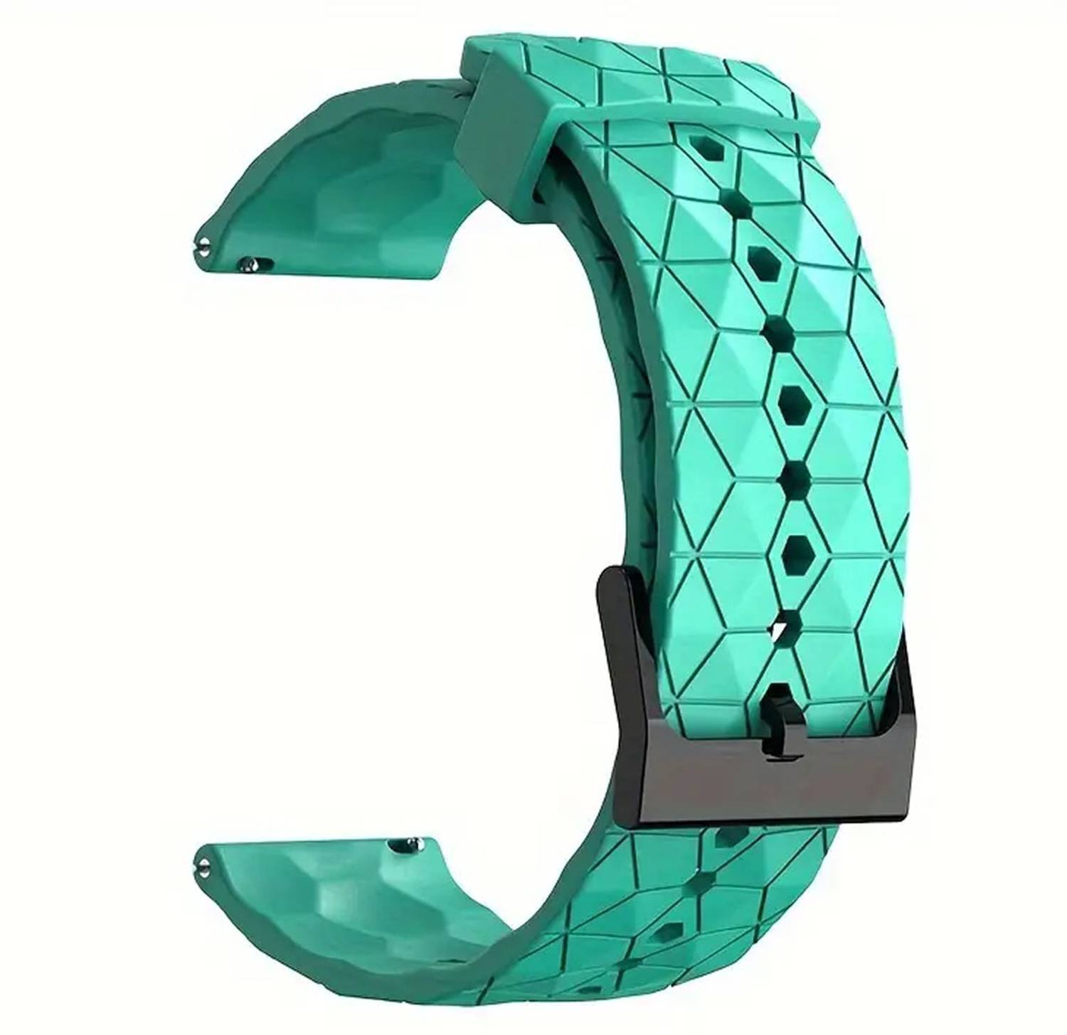 AOnes 22mm Watch Strap Silicone Classy Belt for Noise Crew 1.38 Inch Smart Watch Strap