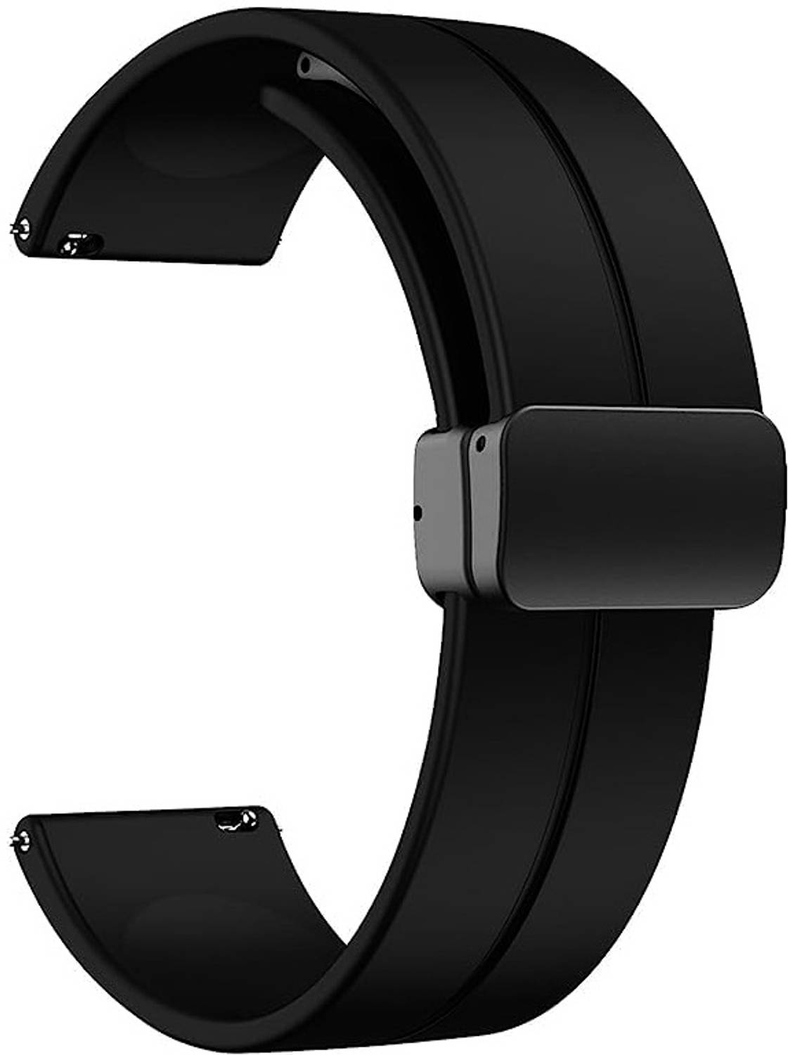 BLACK LOVIES 22 mm 22MM Magnetic Silicon Smart Watch Band Strap Smart Watch Strap