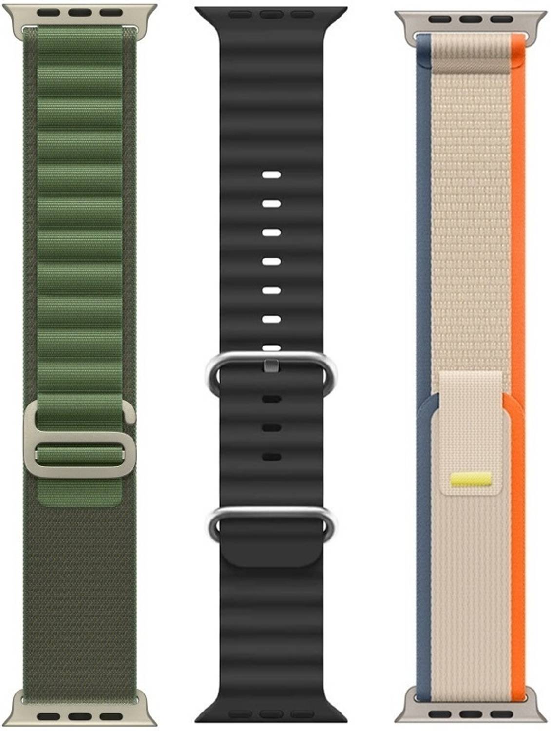 PUNAK 44 mm Ultra Watch Strap, Smart Watch Strap Belt for Ultra Watch 49 mm, Series 8 / 7 45 mm, Series 6 / 5 / 4 44 mm, Series 3 / 2 / 1 42 mm, T800 Ultra, Watch 8 Ultra, i8 Pro Max, W26, T800 Smart Watch Strap