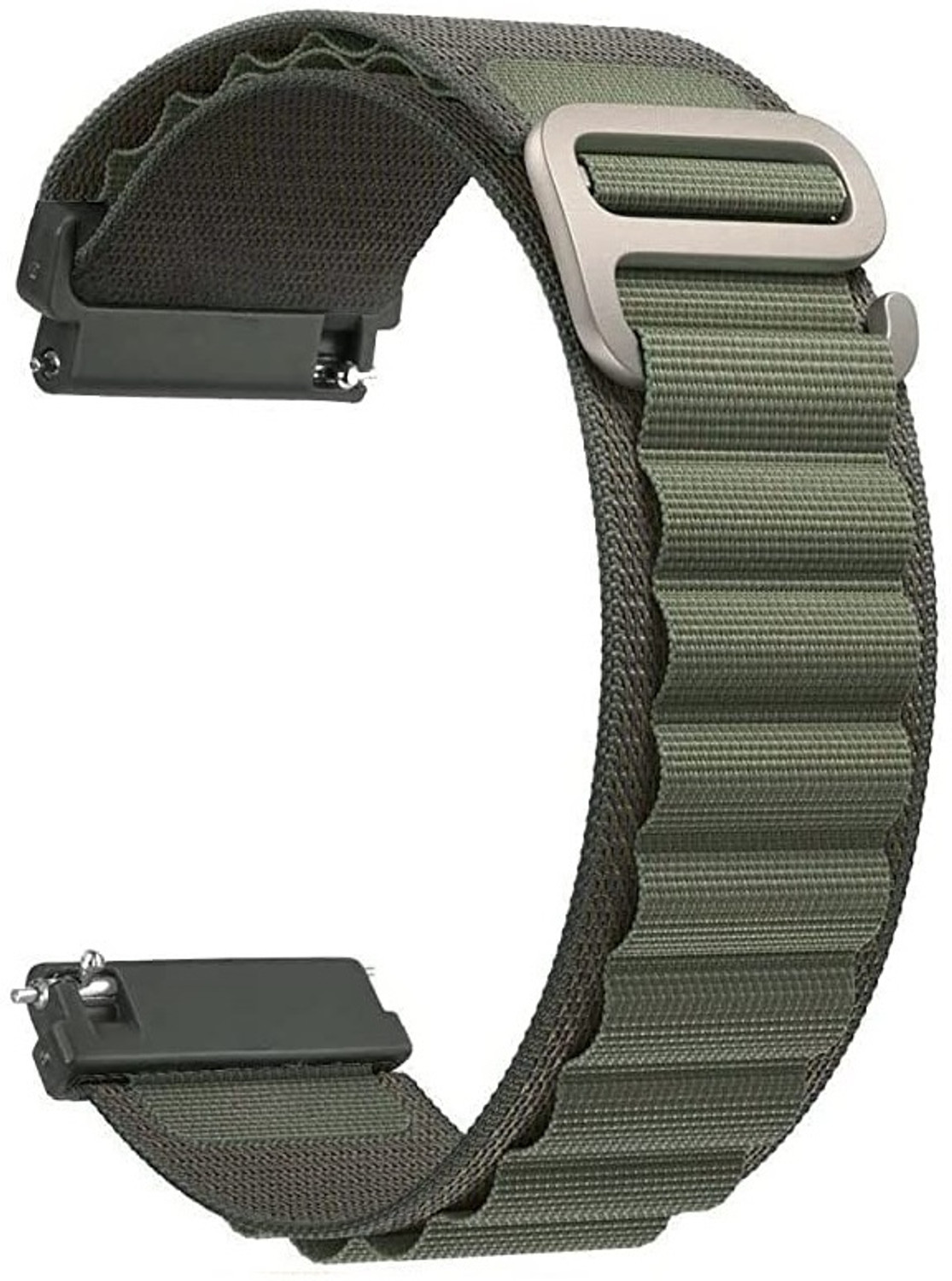 Image of KHR 20mm Nylon Loop Belt for Realme, Noise Colorfit, Fireboltt, Boat for All 20MM Smart Watch Strap