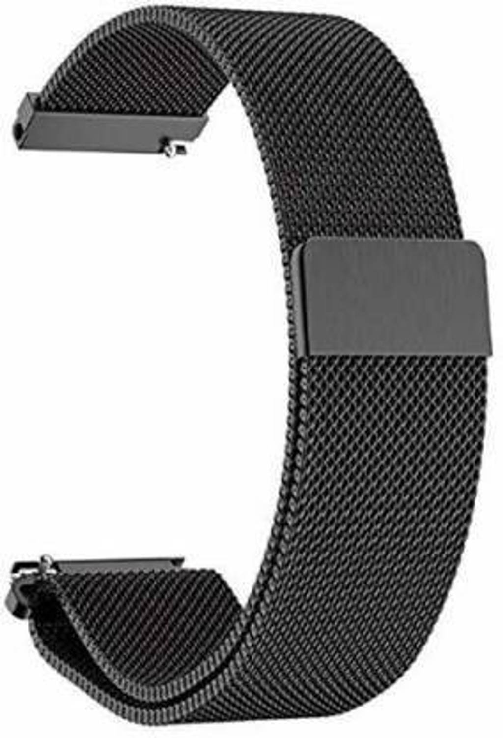 AMANDO 2 cm 19MM Metal Magnetic Watch Belt For NOISE COLOURFIT PRO 2 & BOAT STORM Watch Band Smart Watch Strap