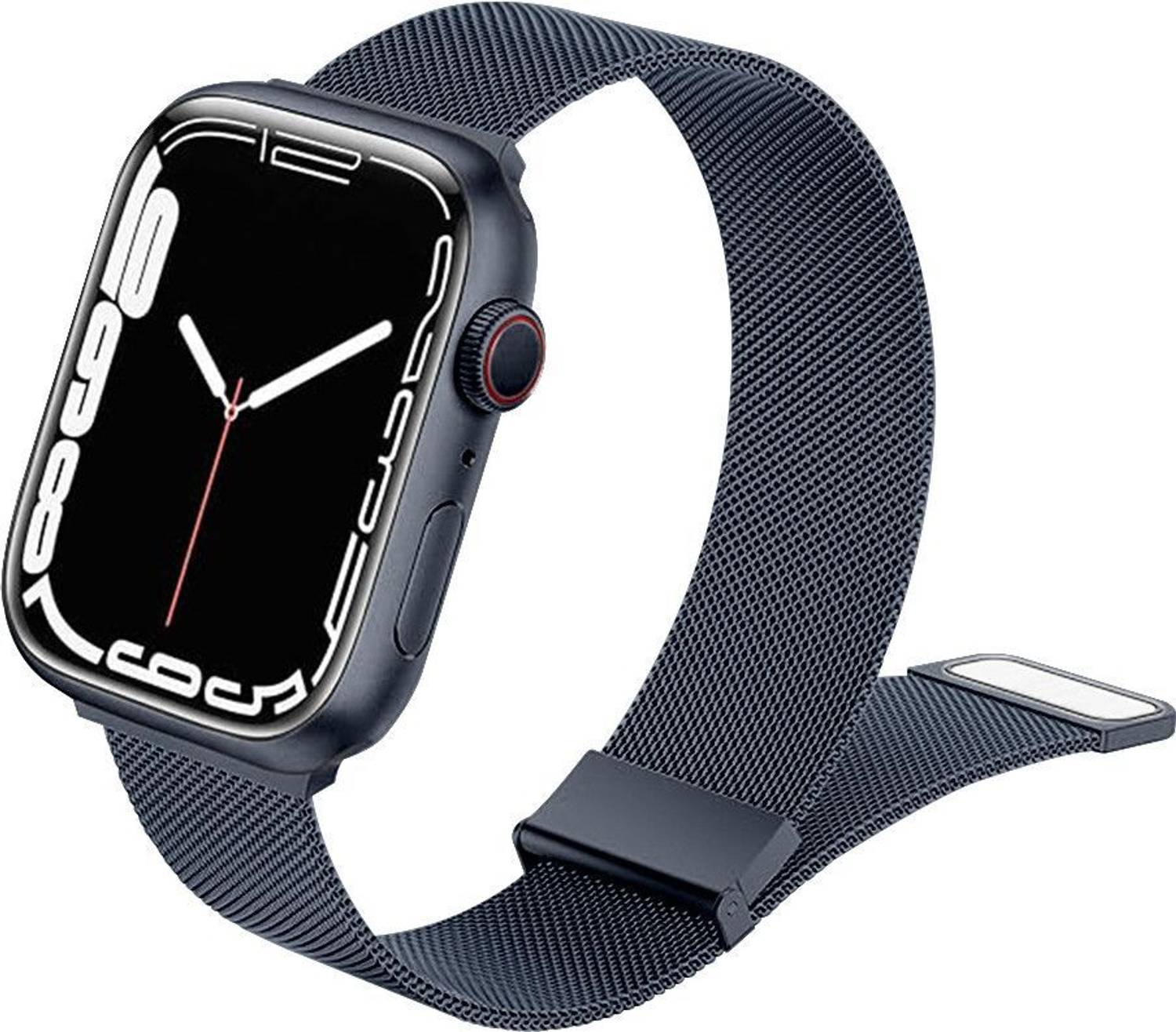 Tekne Milanese Smart Band Strap Compatible with Apple watch | Magnetic Clasp | Stainless Steel Band Style | 49/46/45/44 mm Smart Watch Strap