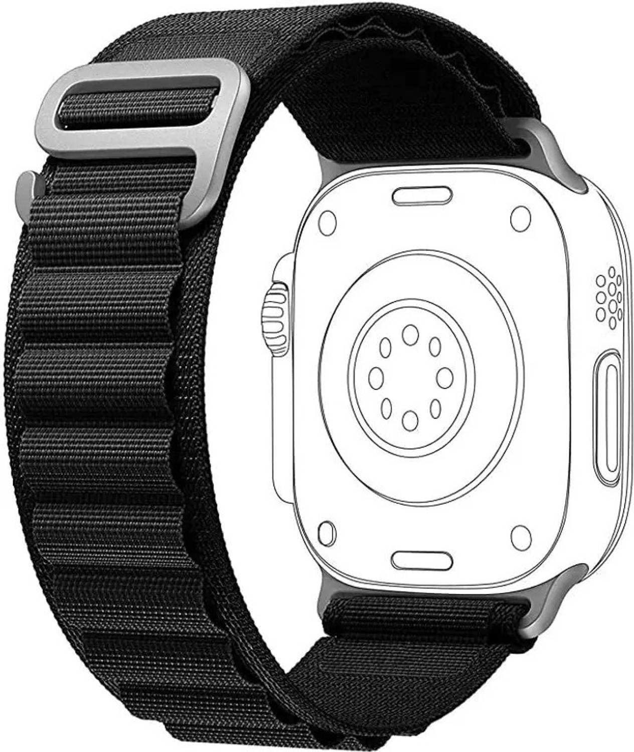 Aenoko Alpine iWatch Strap Series Ultra,11,10,9,8,7,6,5,4,3,2,1/SE For Strap 49mm/46mm/45mm/44mm/42m Smart Watch Strap Smart Watch Strap