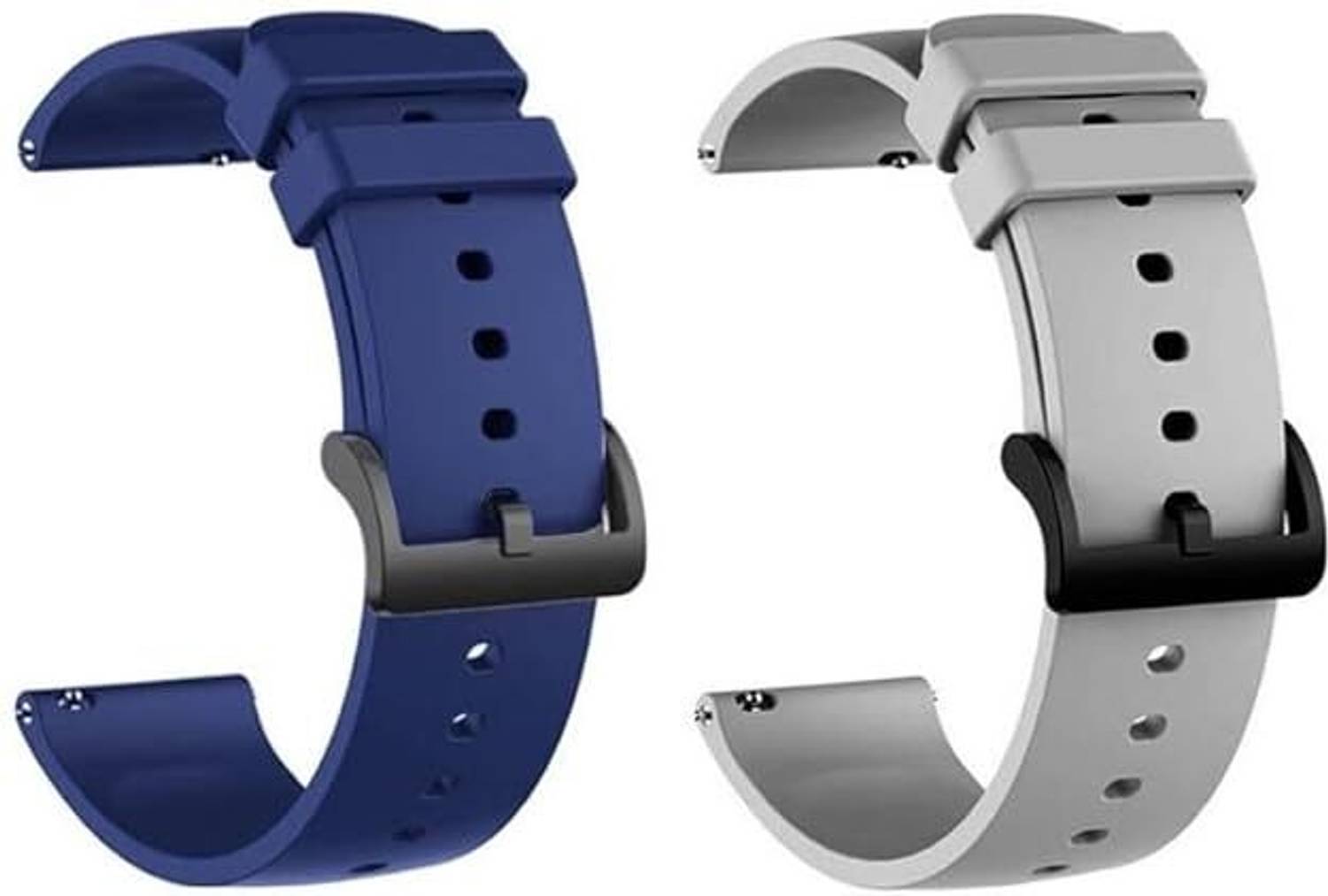 Firetook 22mm Silicone Strap for Smart Watches Compatible with Noise, Fireboltt, Boat Xtend, Pebble, Boat, Boat Flash, Noise Color fit,Ultra Smart Watch Smart Watch Strap