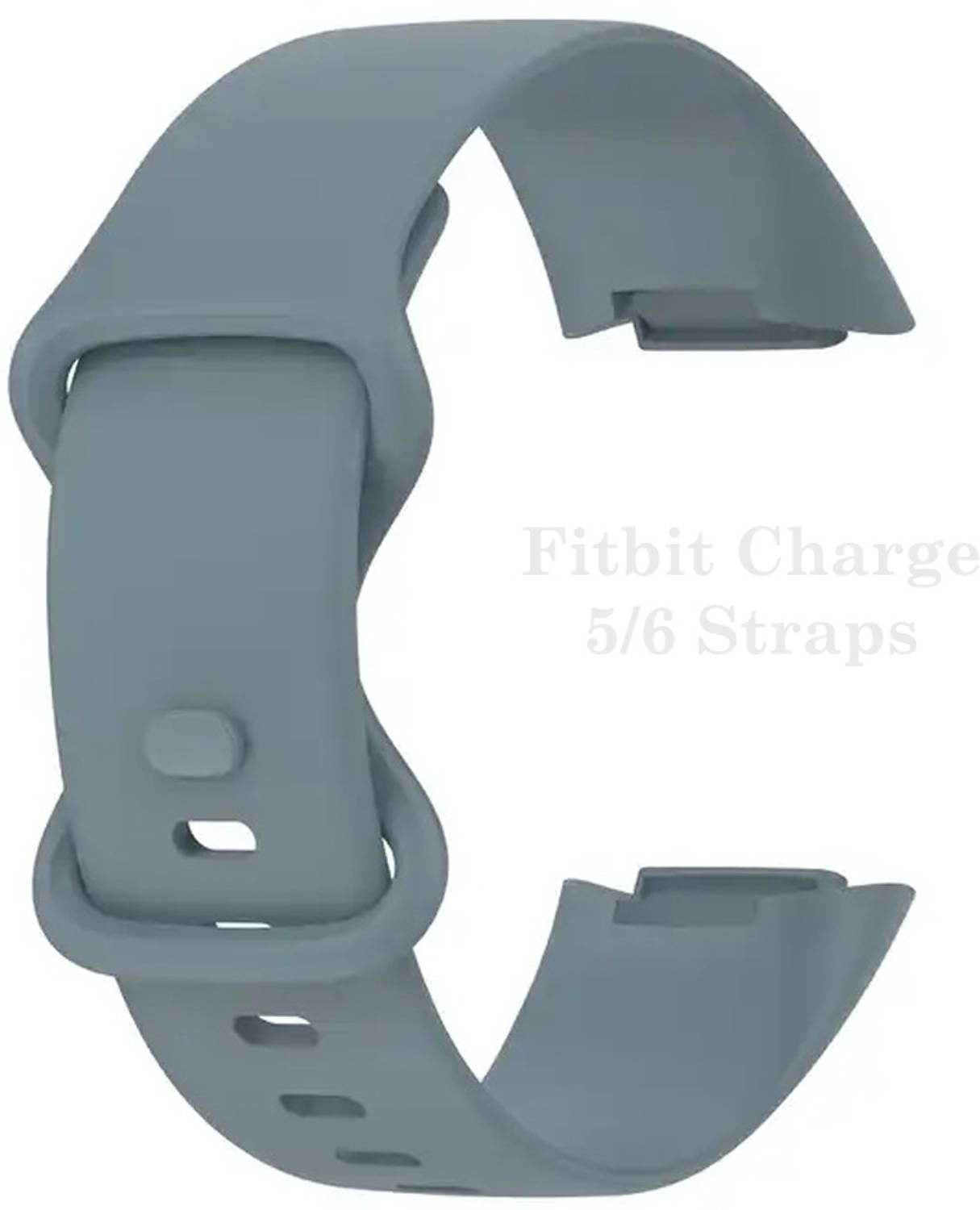 CellFAther 23 mm Silicone Replacement Band Strap for Fitbit Charge 5/6 Models Large Size Smart Watch Strap