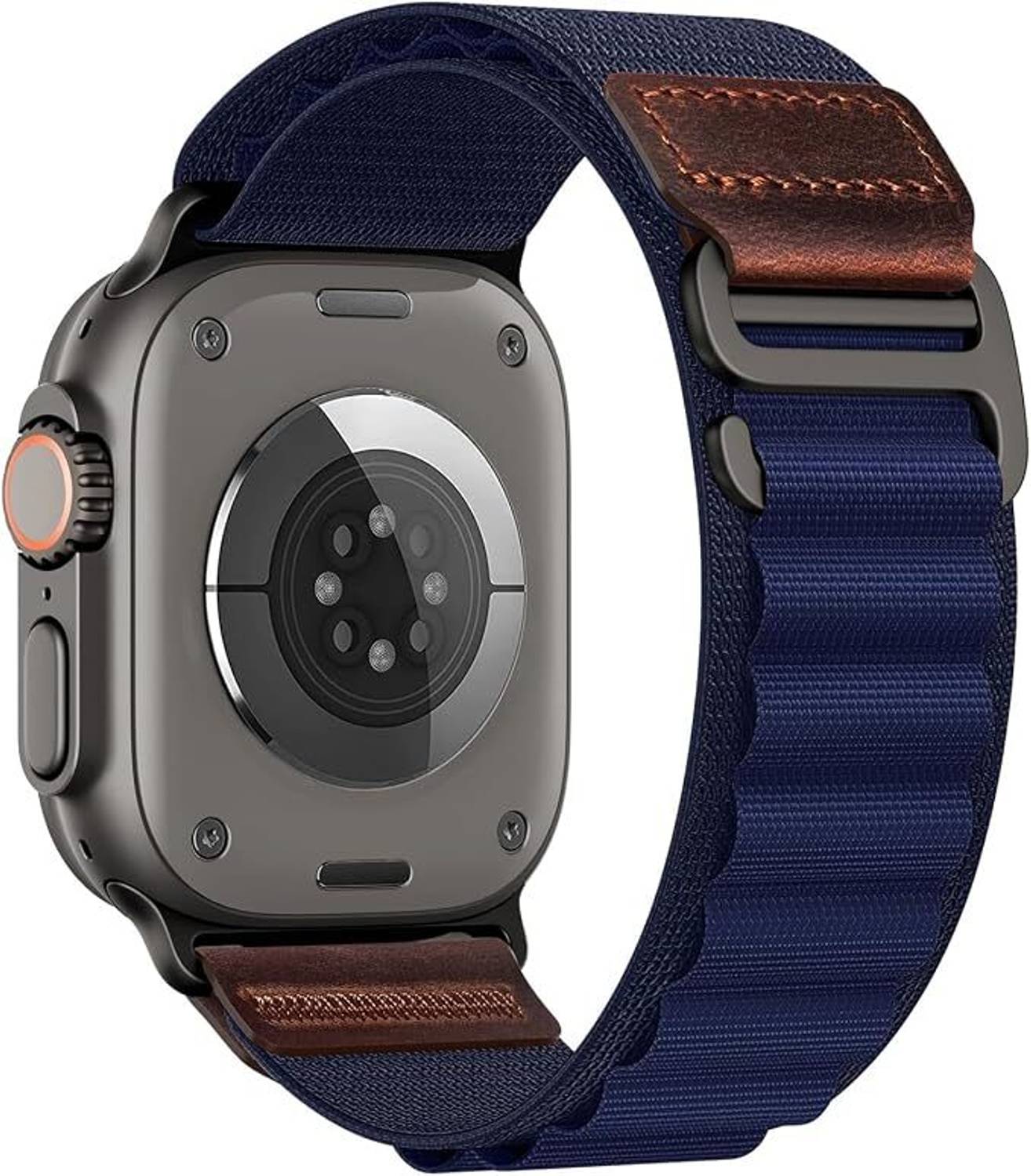 Ivanka Jewels 3.5 cm Nylon_Strap_NavyBlue_44 Smart Watch Strap
