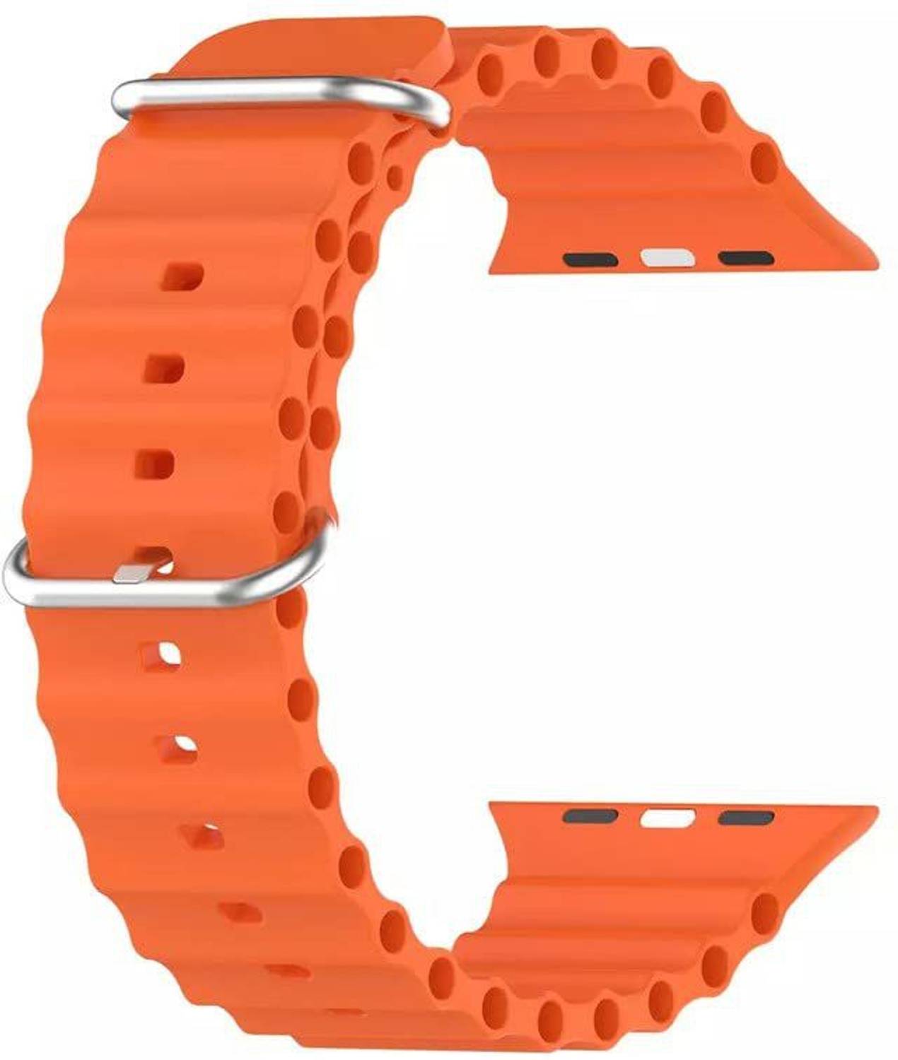 ZERO 4 cm Silicone Sport Compatible With Applee Watch Band 42mm 44mm 49mmFor Men Women Smart Watch Strap
