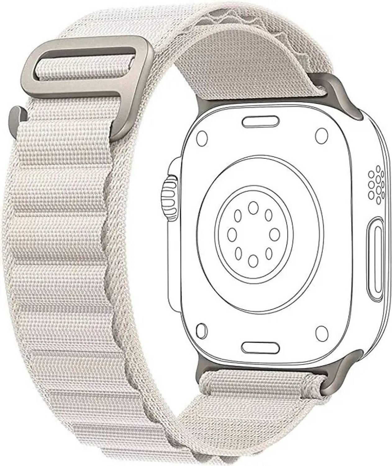 Aenoko Alpine iWatch Strap Series Ultra,11,10,9,8,7,6,5,4,3,2,1/SE For Strap 49mm/46mm/45mm/44mm/42m Smart Watch Strap Smart Watch Strap