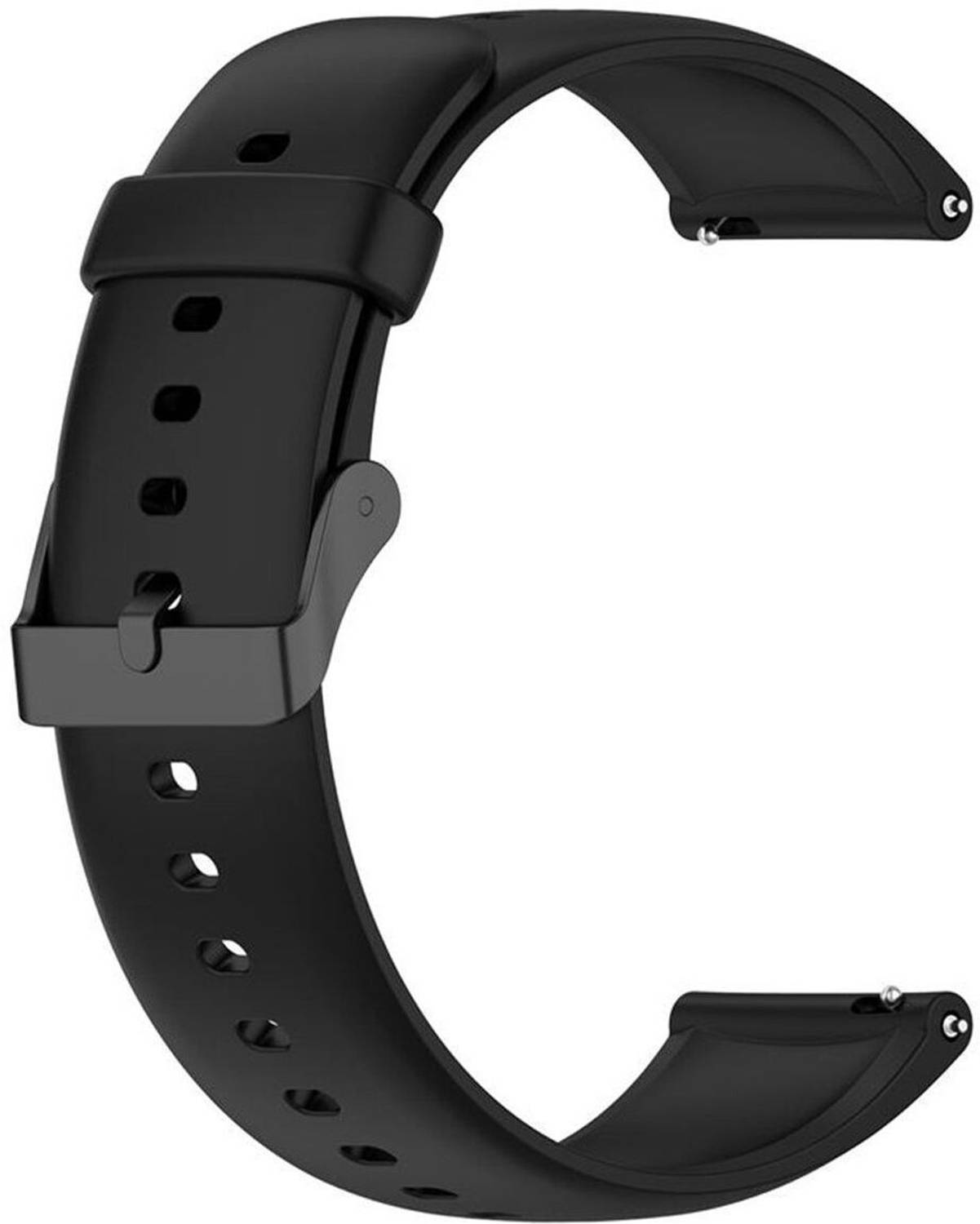 MOBISINGH 2 cm MSH22CS85BK Smart Watch Band Strap Compatible with Boat Wave Edge Smart Watch Strap