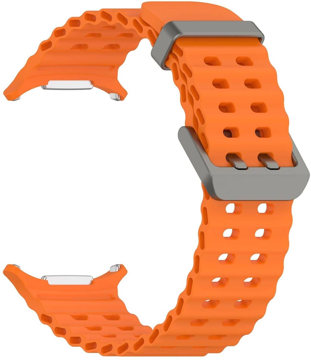 RUPELIK Double Lock Ocean Strap COMPATIBLE WITH Sam Galaxy Watch 7 Ultra 47mm Smart Watch Strap