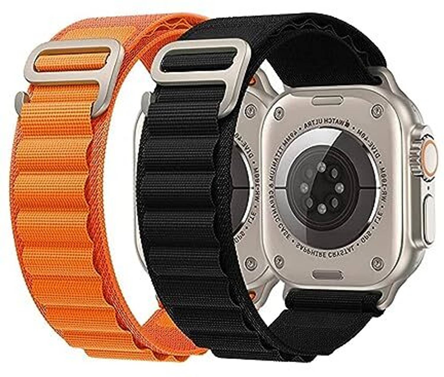 Cheetah 5 inch Alpine Loop Nylon Replacement Lightweight Washable Flexible Band 49/45/44/42mm Smart Watch Strap
