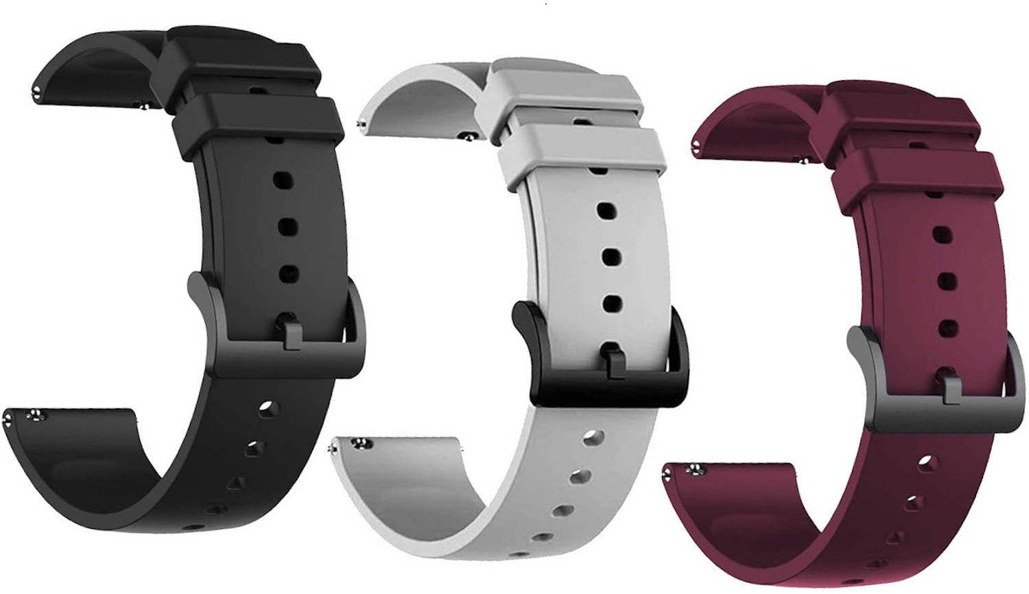 BLACK LOVIES 22 mm Smart Watch Strap Belt compatible with BOAT STORM CALL 3 smartwatch strap Smart Watch Strap