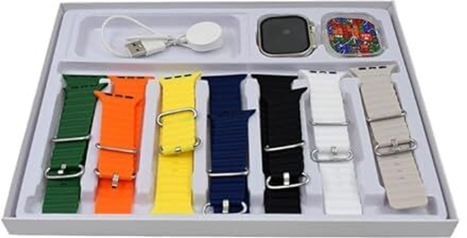 Image of BORNTOGLOW 7in1 Ultra Smartwatch with 4G,Multi function Android, Fitness Tracking B132 Smartwatch