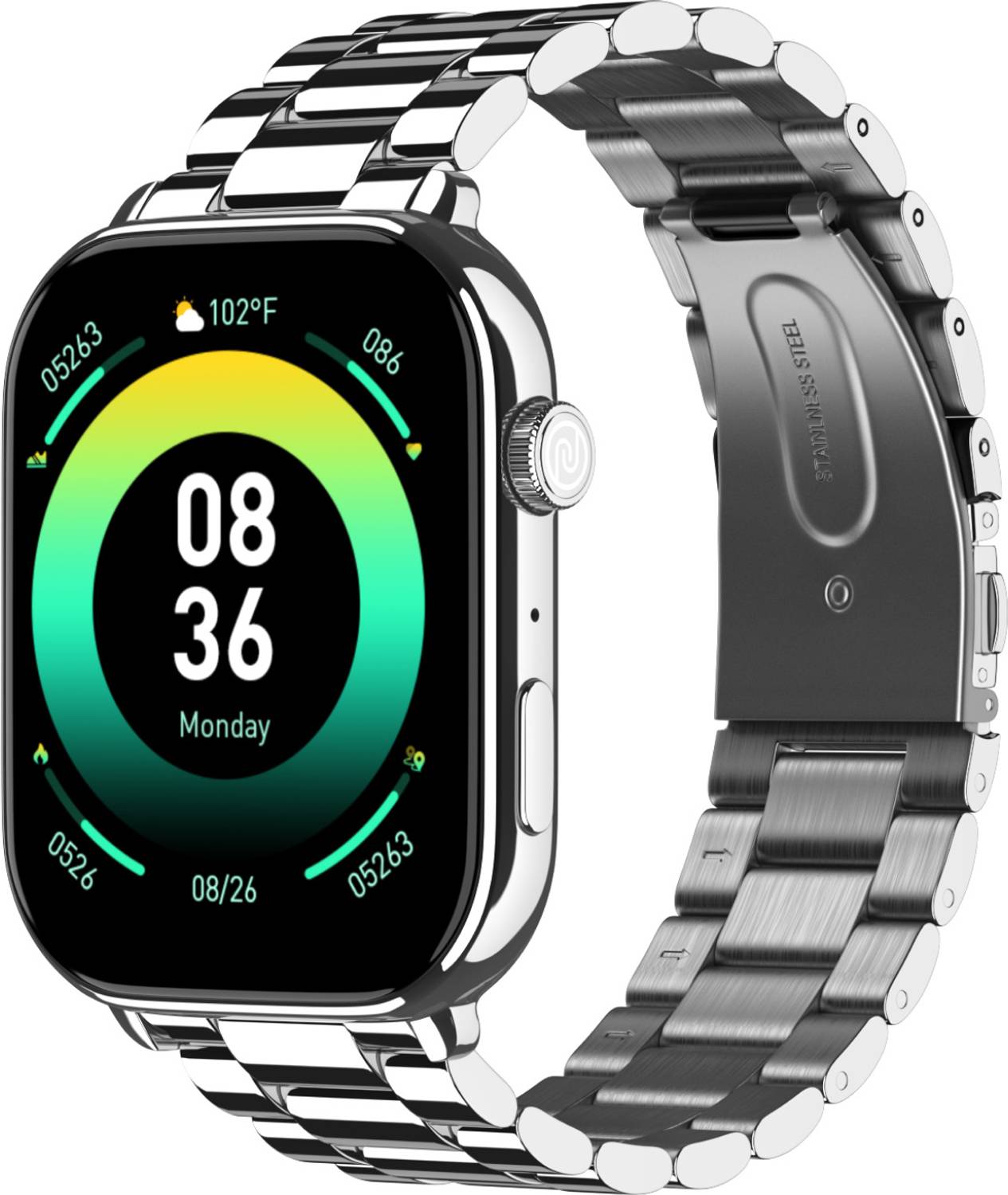 Noise Icon 4 with Stunning 1.96'' AMOLED Display, Metallic Finish