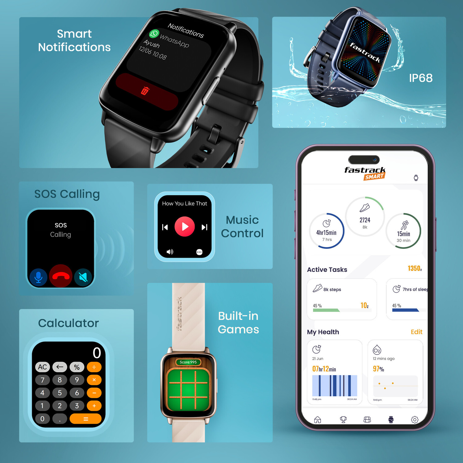 Image of Fastrack Jupiter S1 Smartwatch