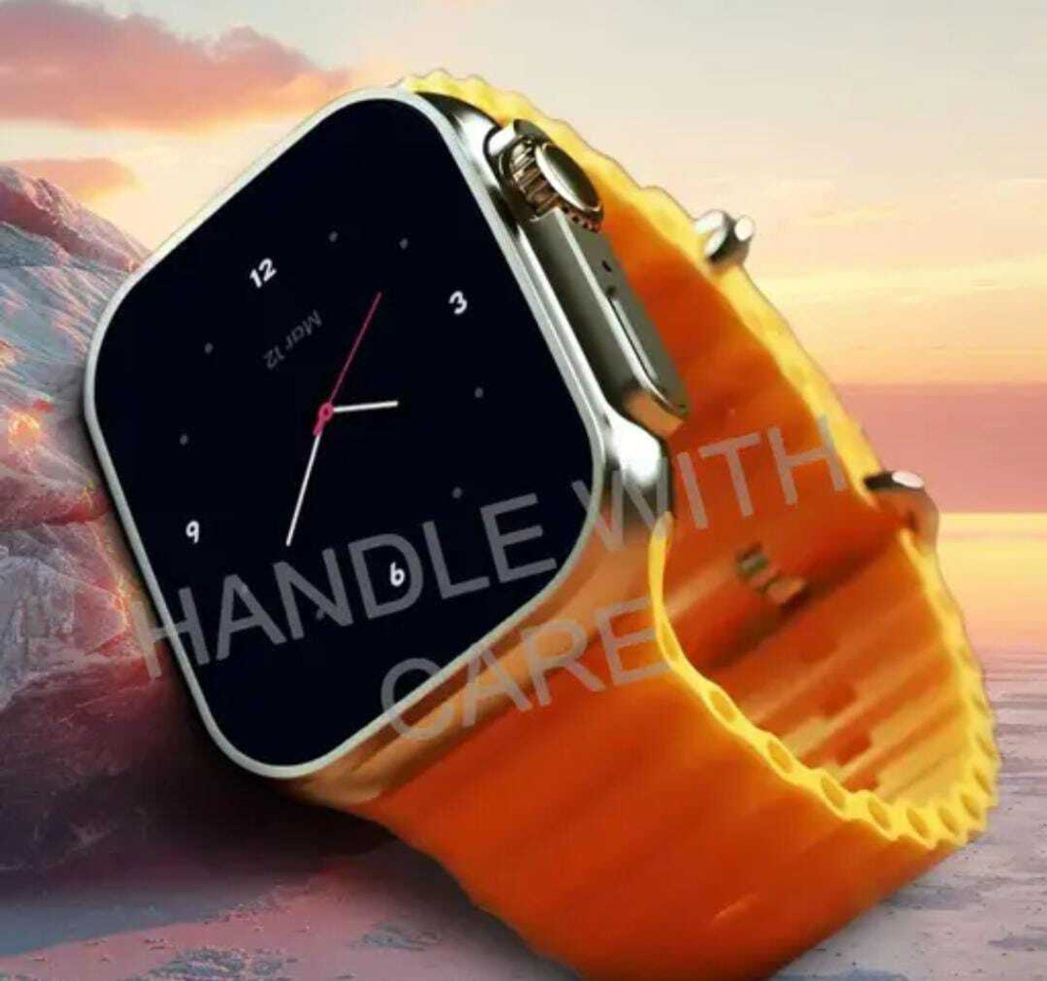 Image of Onikuma T800 BT watch 2in Big Screen Sunlight Proof Display Music Play Insta WA Notifier Smartwatch