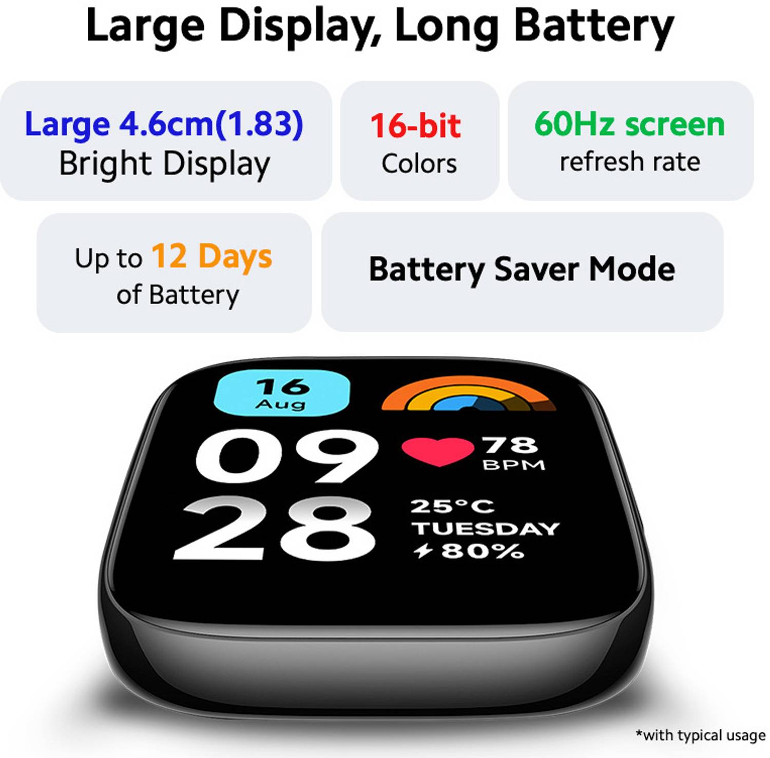 Redmi Watch 3 Active 1.83" Bluetooth Calling Smartwatch - Image 5