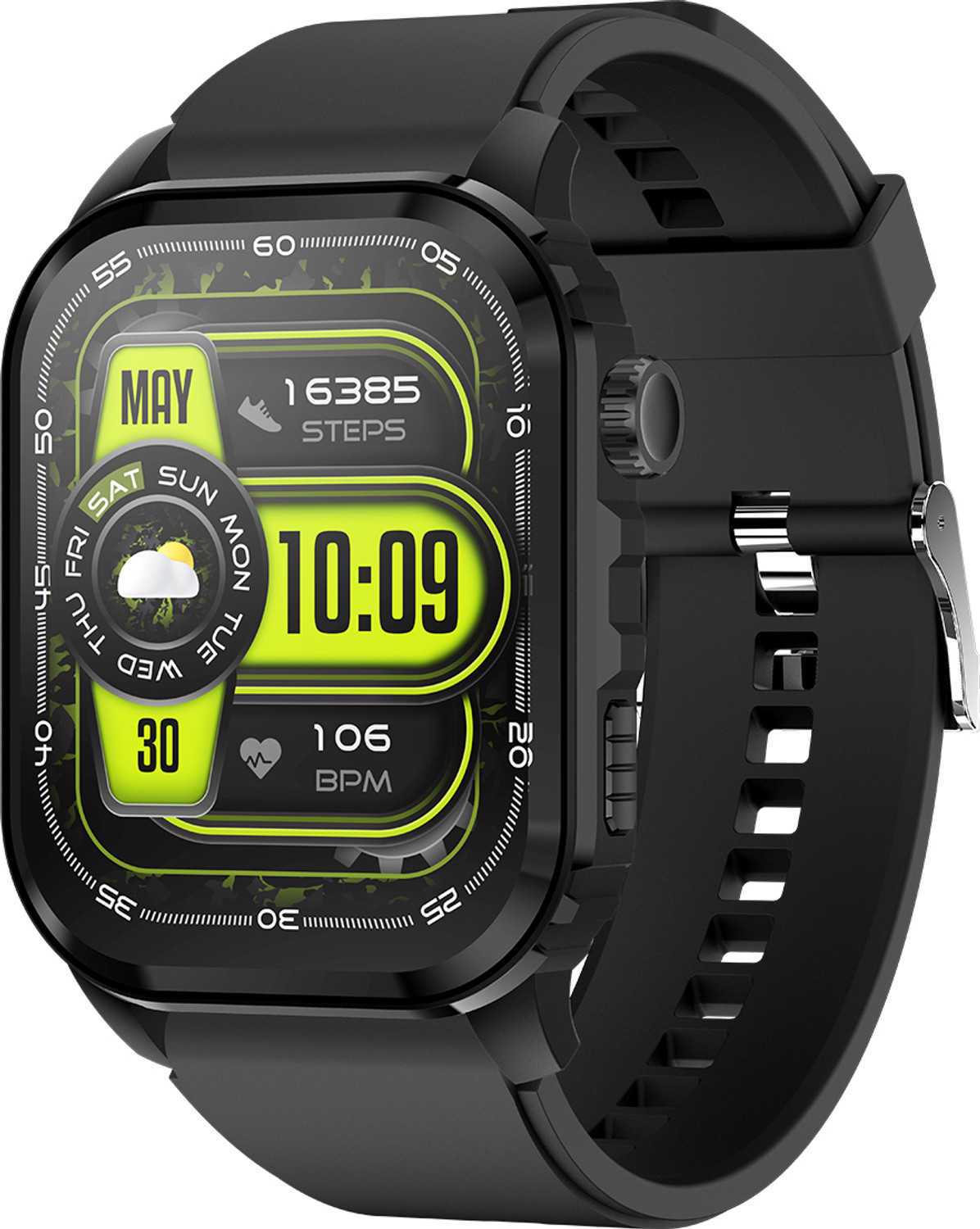 Image of itel Alpha with 2 inch HD Display, 500nits Always-On Display & 150+ Watch Faces Smartwatch