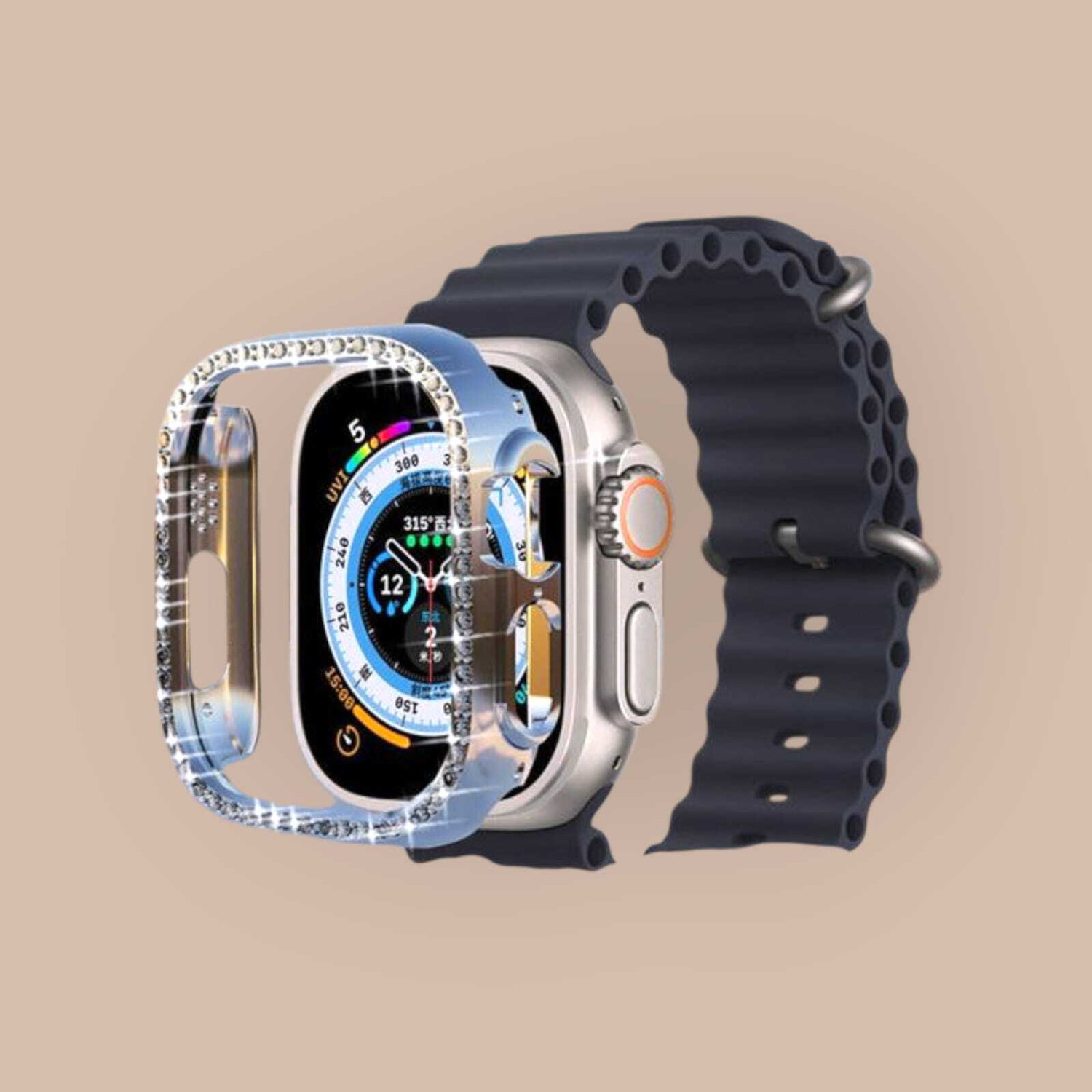 Image of Onikuma T800 BT watch 2in Big Screen Sunlight Proof Display Music Play Insta WA Notifier Smartwatch