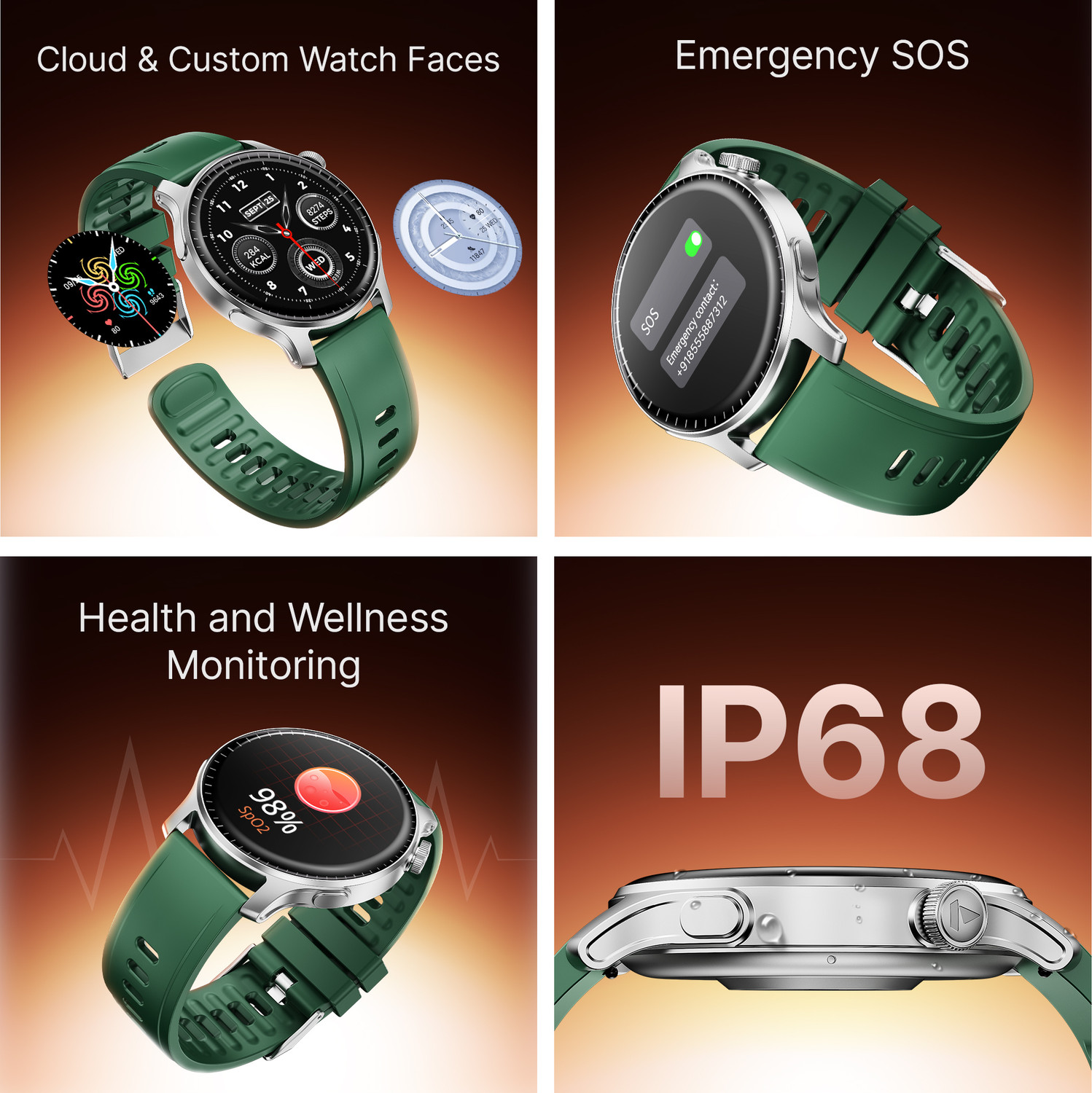 Image of boAt Ultima Prime w / 1.43 inchAMOLED Display, AOD, Personalized Nudges, Functional Crown Smartwatch