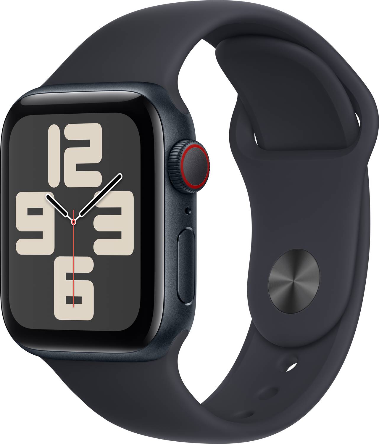 Apple Watch SE GPS + Cellular 40mm Midnight Case & Midnight Sport