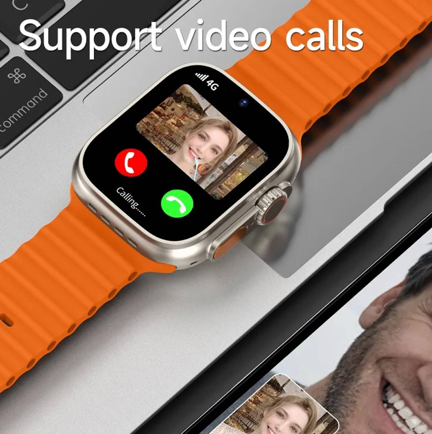 FOAMTECH Video Call/UPI/5G SIM/Wi-Fi/Fitness/Android OS/Play Store - Unlimited Apps/GPS Smartwatch - Image 2