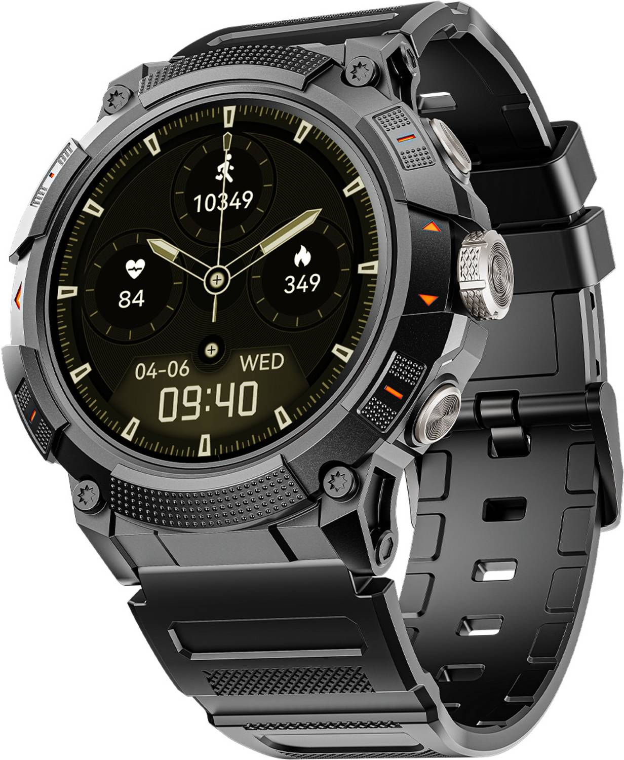 boAt Lunar Atlas,GPS Tracking,1.39" Display,Rugged Body,Functiona