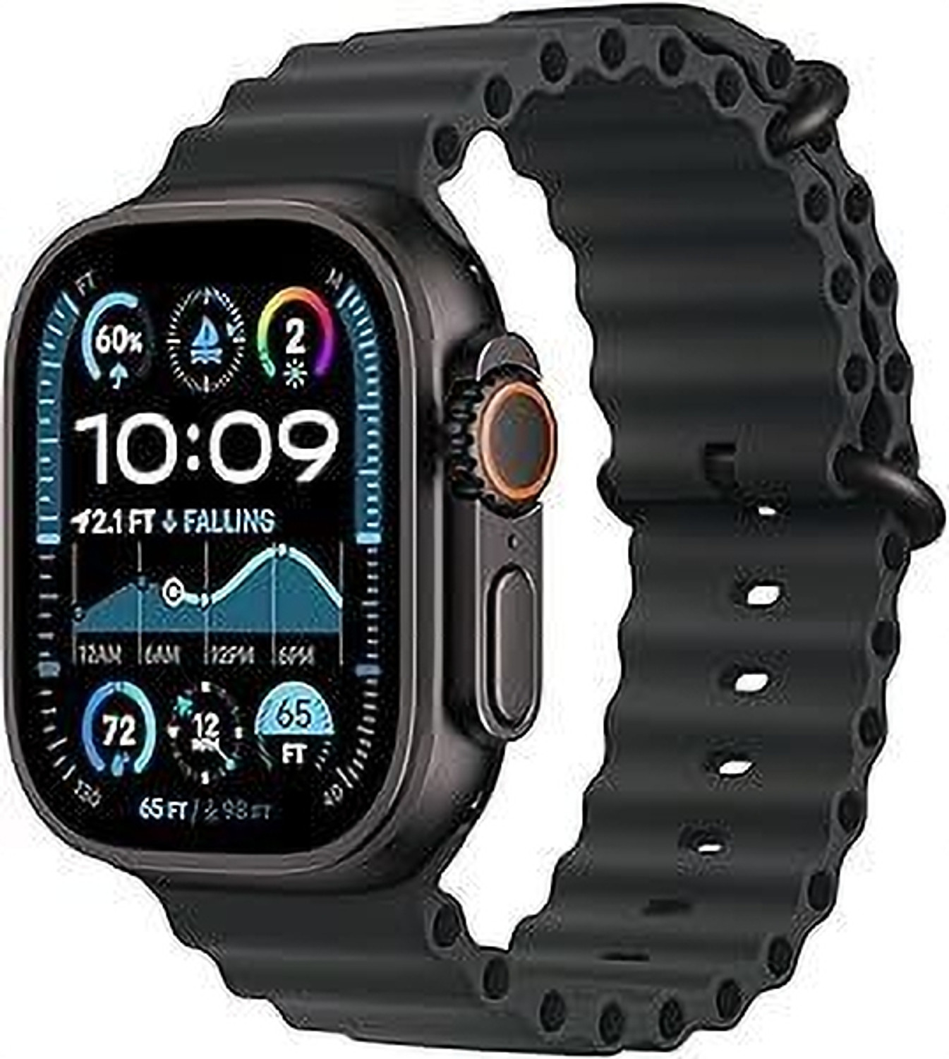 Image of Onikuma T800 BT watch 2in Big Screen Sunlight Proof Display Music Play Insta WA Notifier Smartwatch