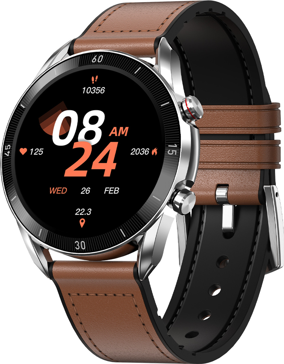 Image of Fire-Boltt Almighty 35.3mm (1.39) AMOLED BT Calling High Res 464*464, Voice Assistance Smartwatch