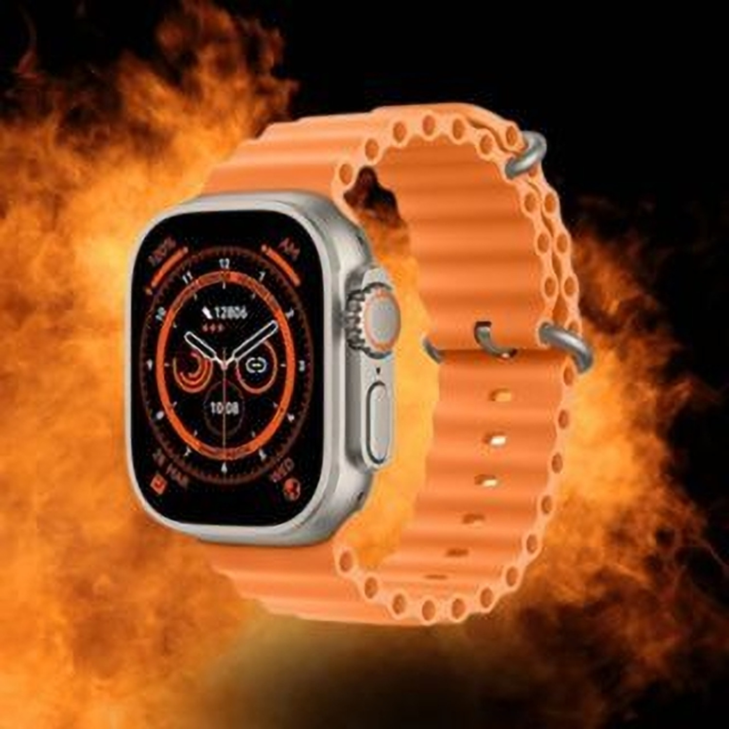 Image of Onikuma T800 BT watch 2in Big Screen Sunlight Proof Display Music Play Insta WA Notifier Smartwatch