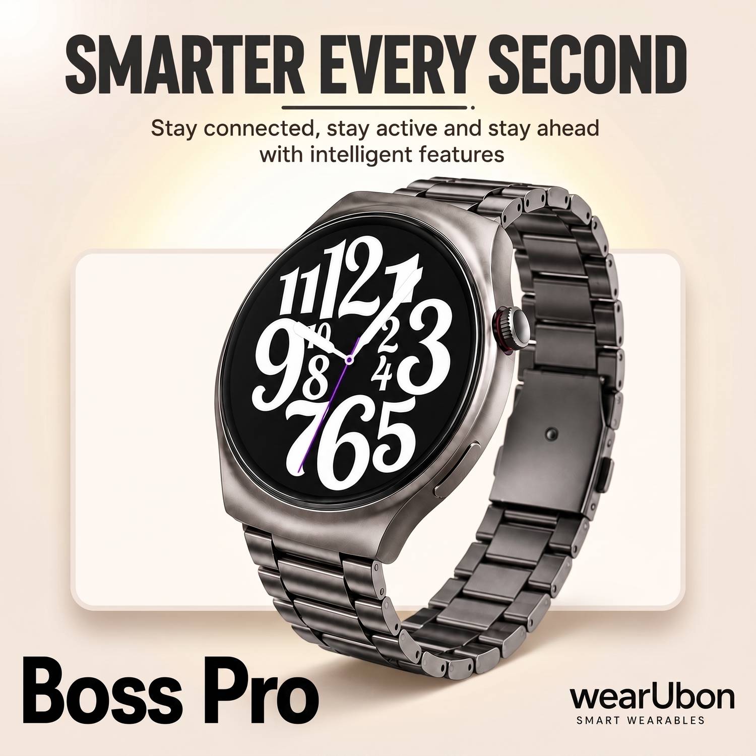 Ubon Boss Pro Round Smart Watch SW171 - Image 2