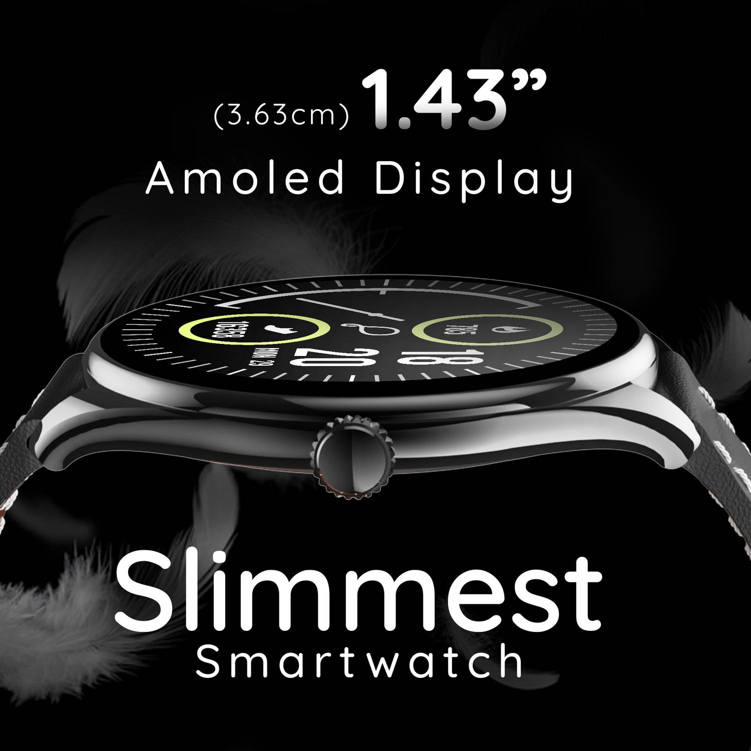 Pebble Royale Legend Slim 1.43'' Smartwatch - Image 5