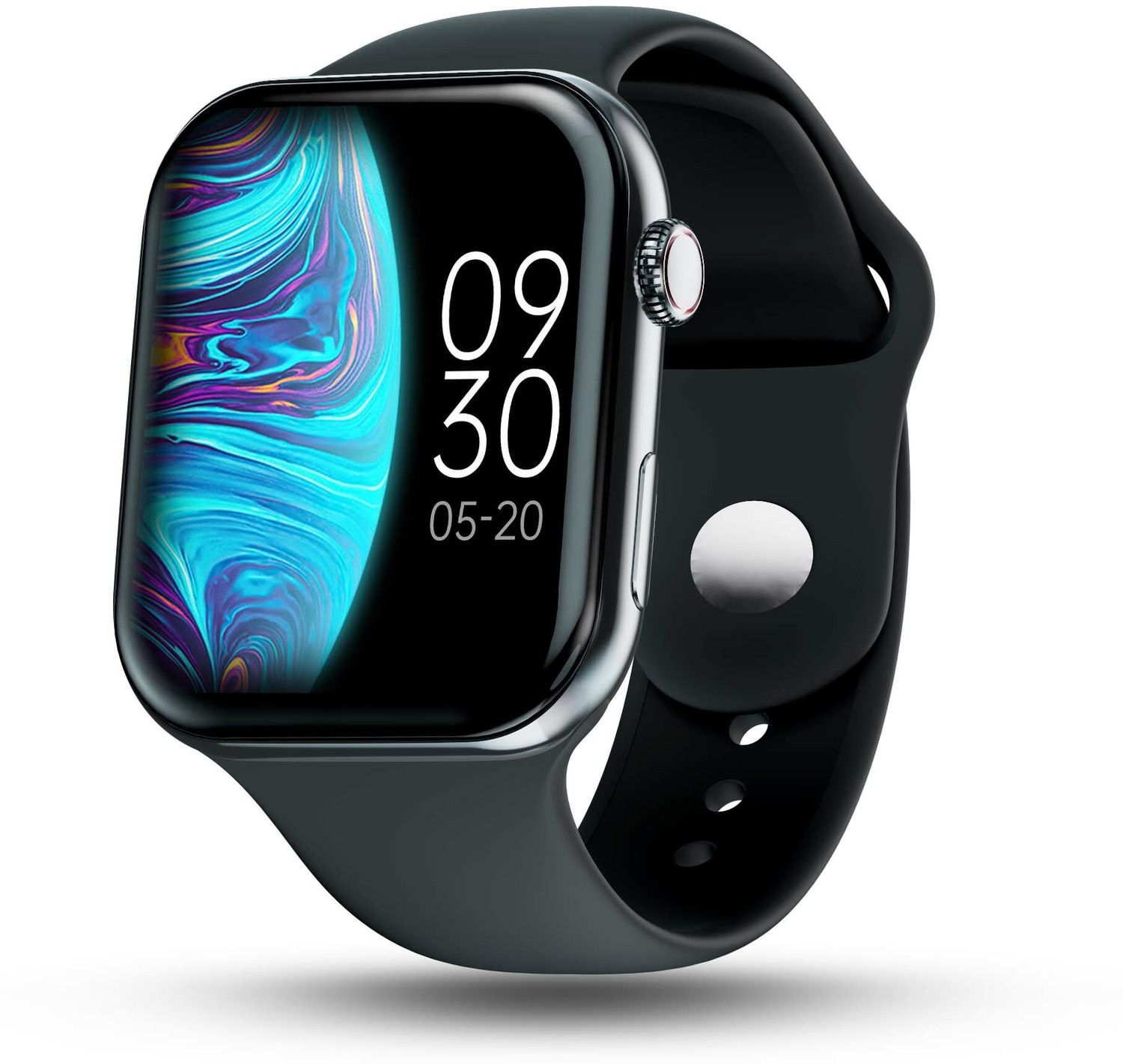 Image of Pebble Cosmos Grande 2.1 Largest Display, BT Calling, Wireless Charging,GPS Trajectory Smartwatch