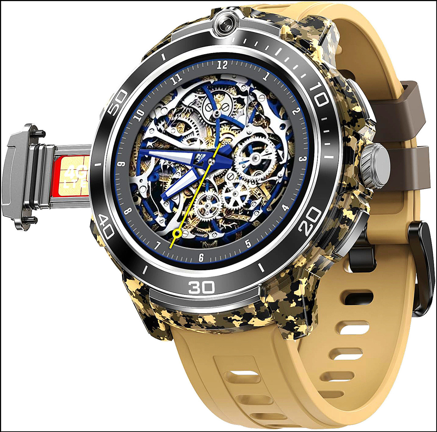 Image of Correngo Android 5G Smart Watch YouTube WiFi Bluetooth Calling Facebook WhatsApp Video Smartwatch