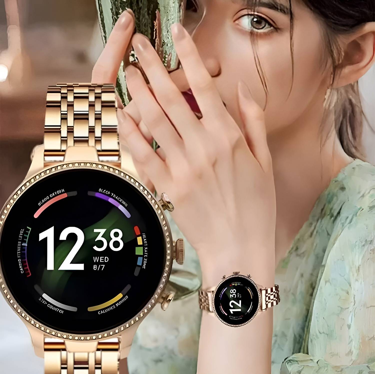 ATSK HUB Gen9 smartwatch diamond edition 2 straps ,Bluetooth Call