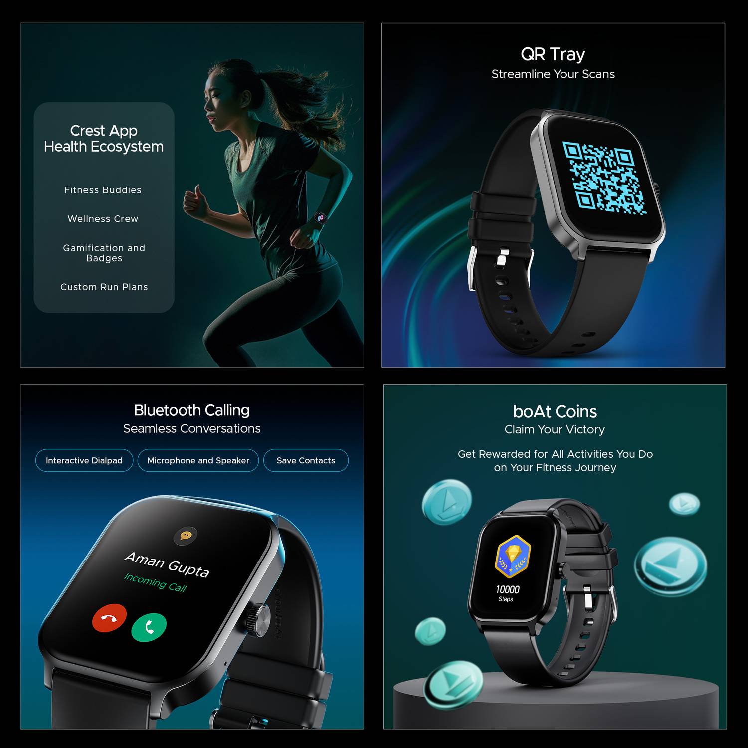 boAt Storm Call 3 Plus 49.7cm HD Display Smartwatch - Image 3