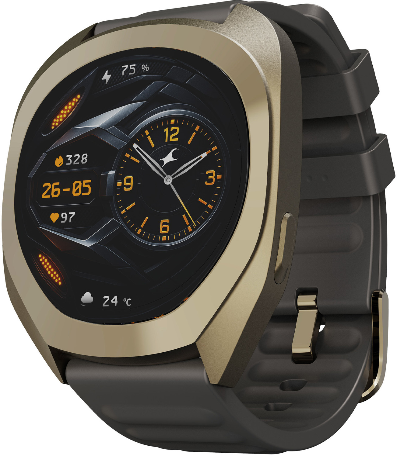 Image of Fastrack Cosmix 1.32 inch AMOLED Metal Case with AI Watchface & AI Voice Chat, BT Calling Smartwatch