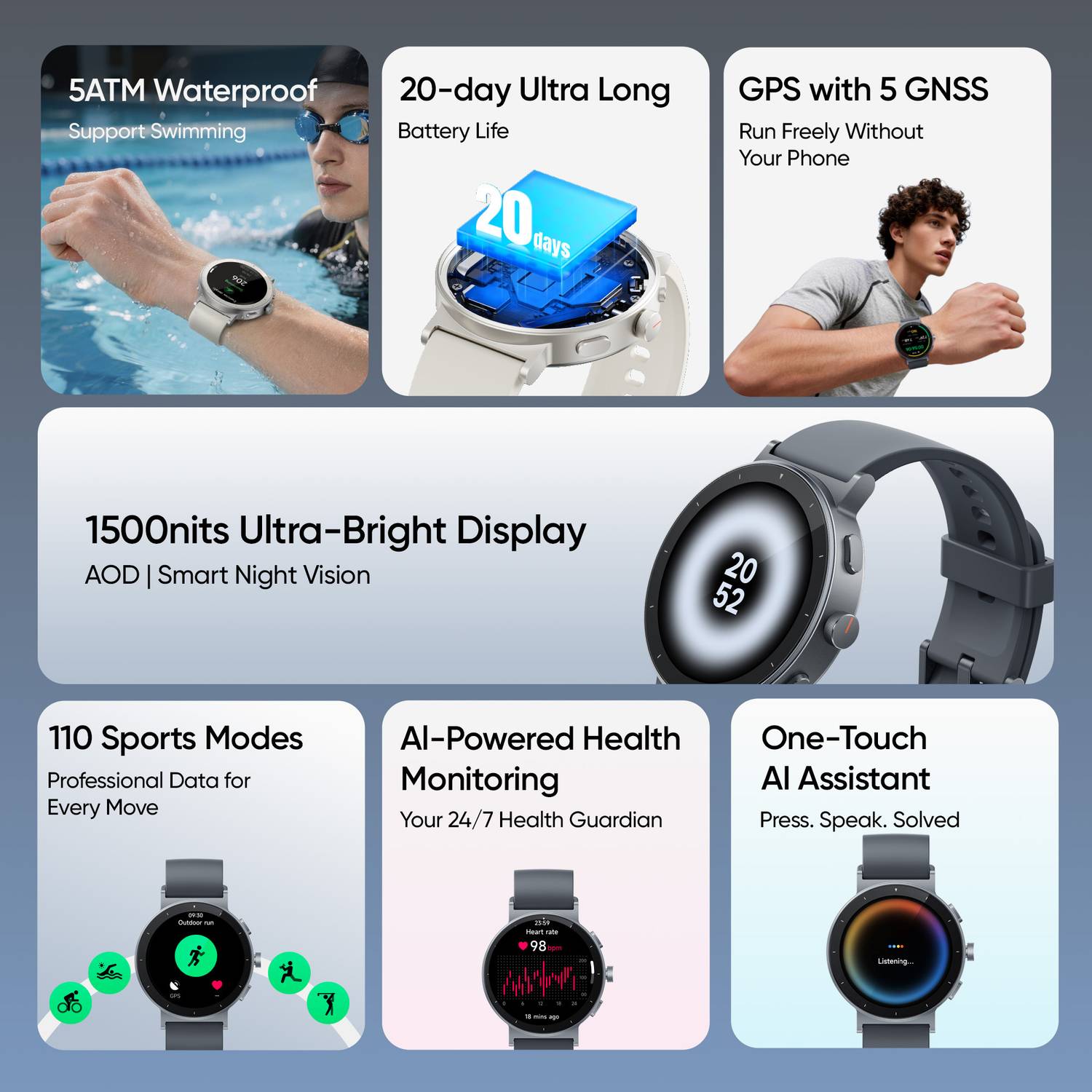 realme Watch S5 1.43 AMOLED - Image 5